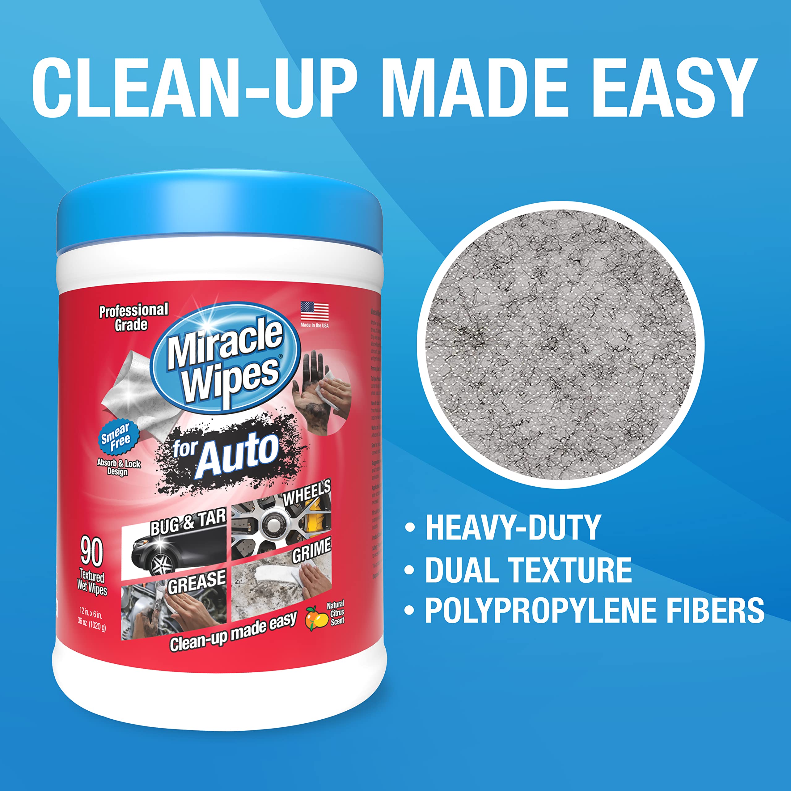 MiracleWipes for Automotive, All Purpose Cleaning Wipes for Hands, Auto Interior, Exterior MiracleWipes Au supplements