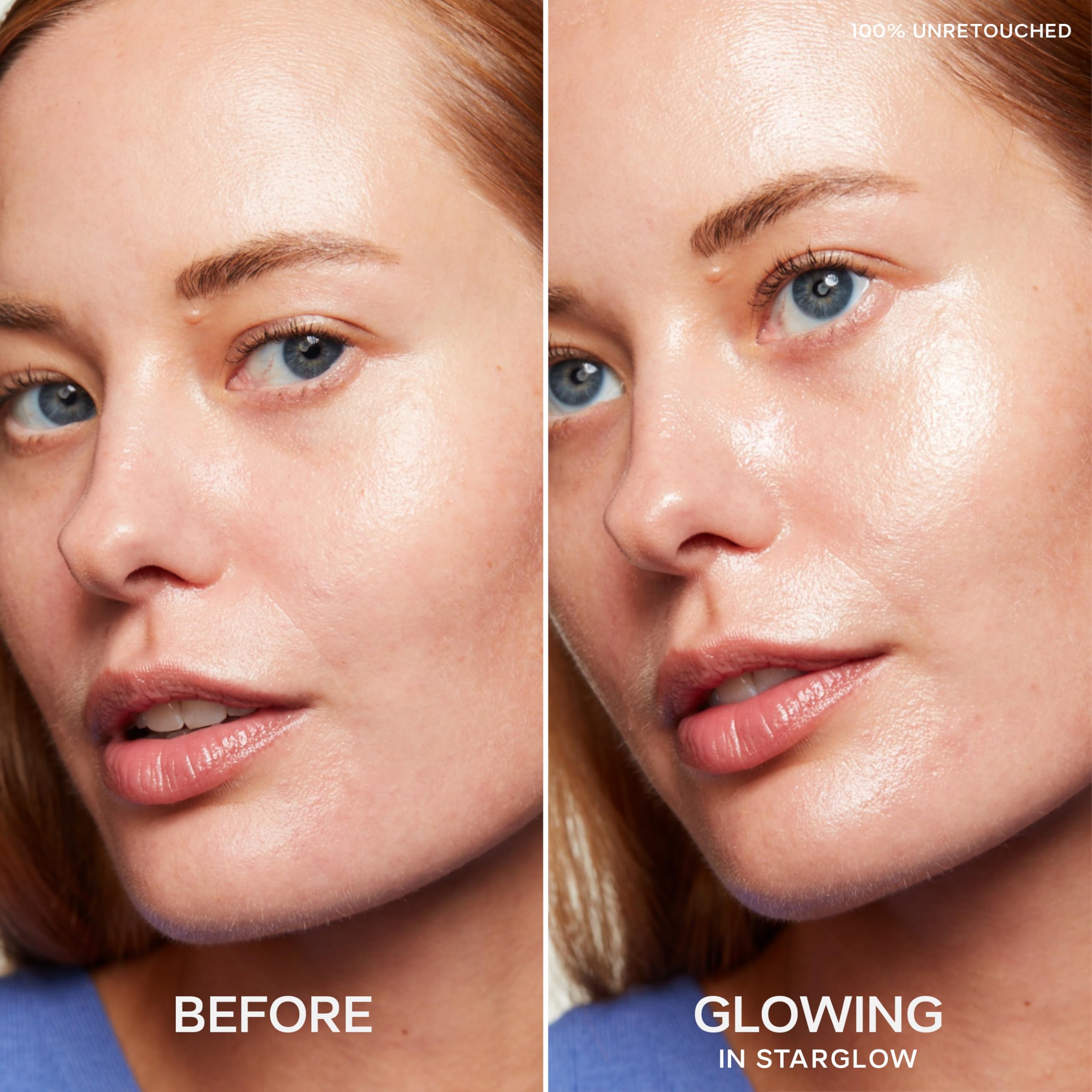 Saie Glowy Super Gel - Hydrating Makeup Primer and Illuminating Glow Serum Enriched with Vitamin C and Squalane Oil - All-Over Liquid Highlighter Makeup for Instant Glass Skin - Starglow (1 oz) Saie Au supplements