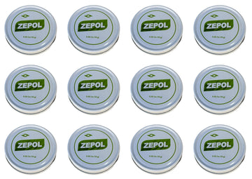 Zepol Original - Long-Lasting Topical Analgesic Ointment for Muscles, Joints, Backache, Sprains, and Strains - Pack of 12 Cans, 0.35 oz Each Zepol Au supplements