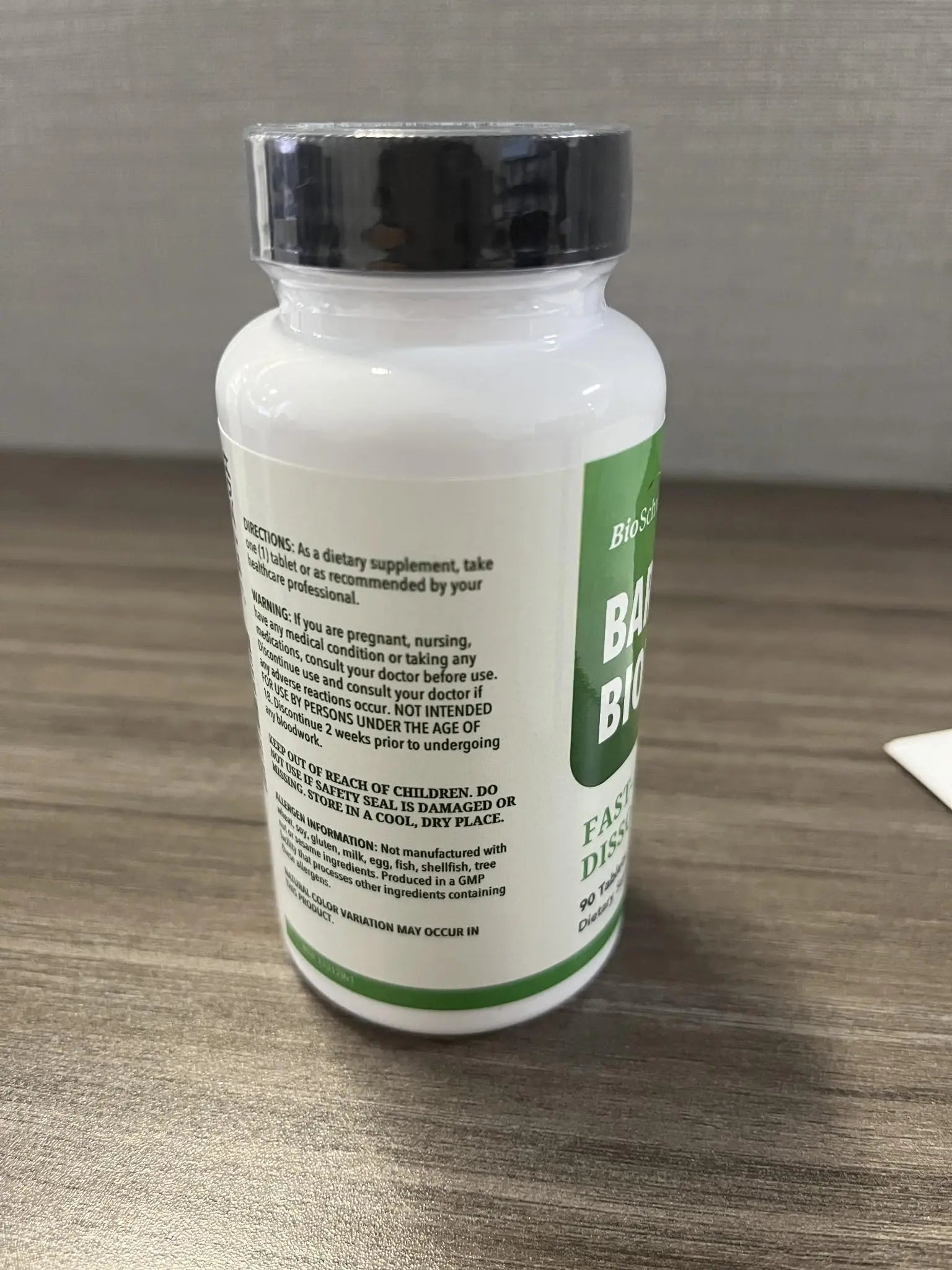 BioSchwartz Bariatric Biotin Chewable Tablets - 5500mcg Biotin per Serving - Green Apple Flavor, 3 Month Supply - Sugar-Free Hair Skin Nails Vitamins BioSchwartz Au supplements