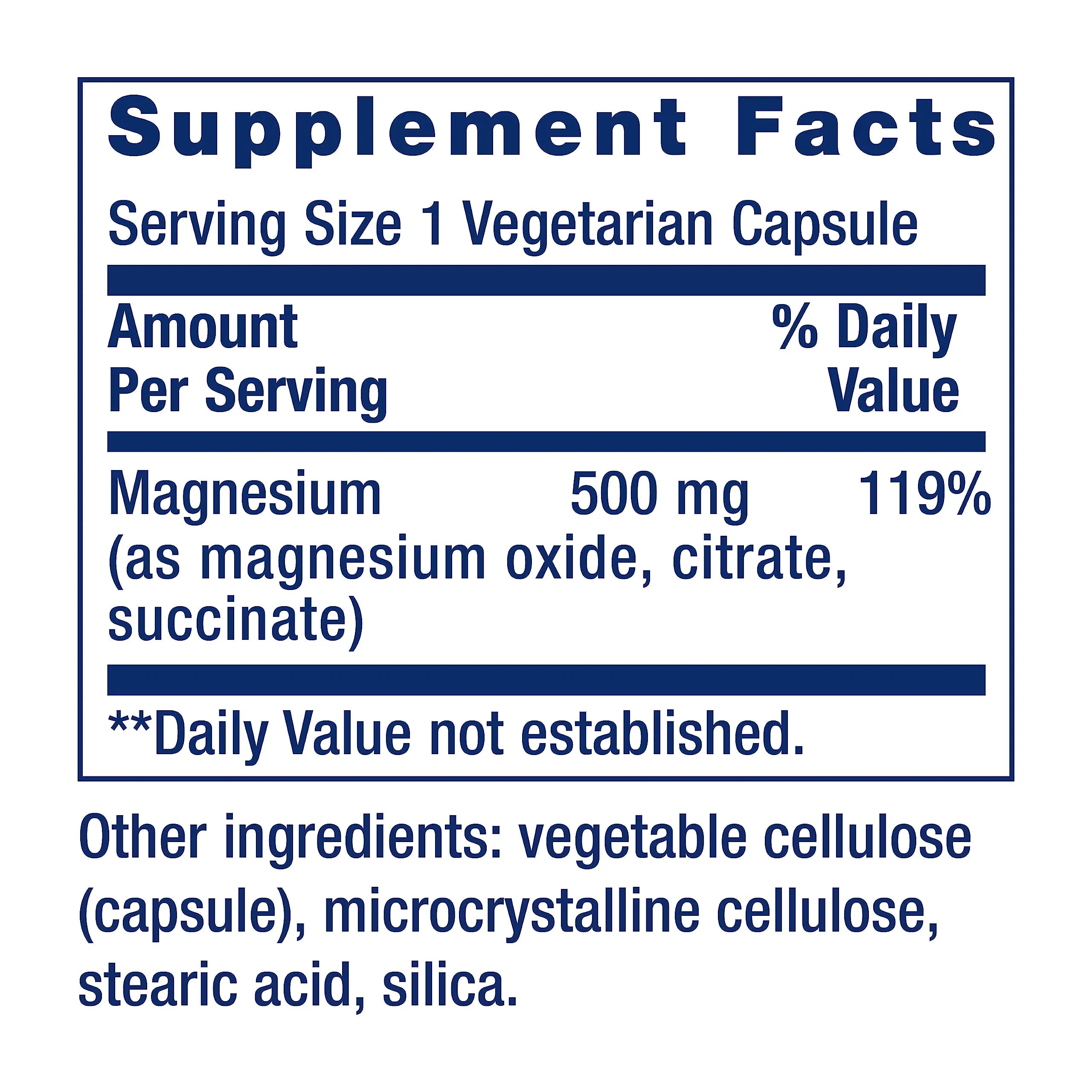 Life Extension One-Per-Day Multivitamin – Packed with Over 25 Vitamins, Minerals & Plant Extracts & Magnesium Caps, 500 mg, Magnesium Oxide, Citrate, Succinate, Heart Health Life Extension Au supplements