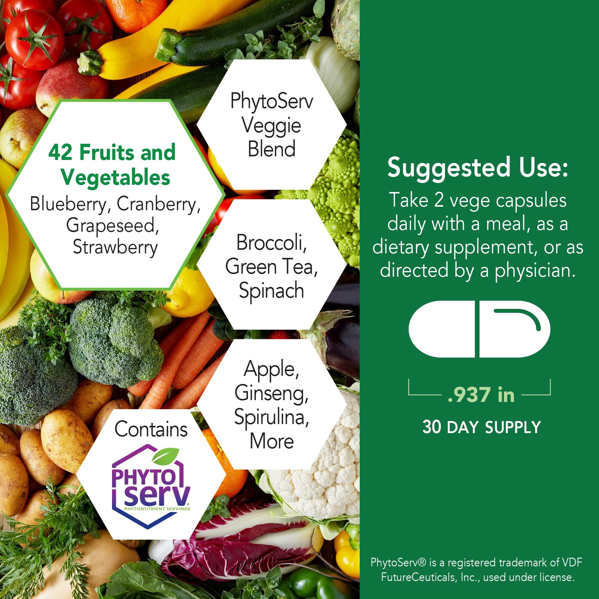 Botanic Choice Mega Fruits and Veggies Blend (60 Capsules) + Prostate 9 Complex (30 Softgels) Bundle - Energy Balance & Superfood Supplement + Urinary Flow & Cellular Health Botanic Choice Au supplements