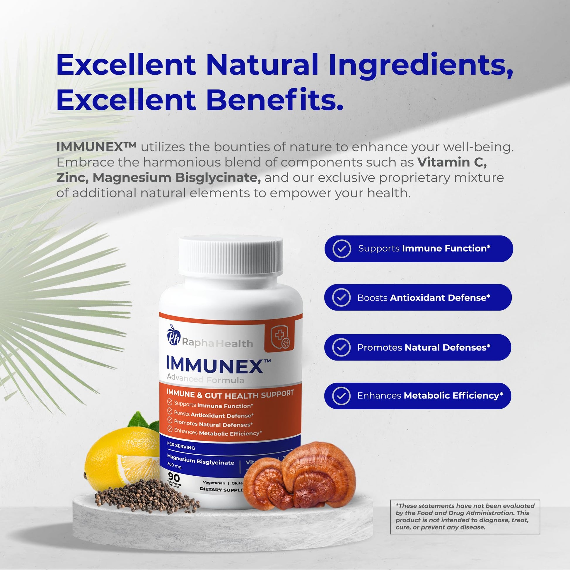 RAPHA HEALTH Immune 247 - Immune and Wellness Support | Gut & Antioxidant Booster | Magnesium, Selenium, Zinc, Vitamin C, Ashwagandha | 90 Capsules - 30 Servings RAPHA HEALTH Au supplements