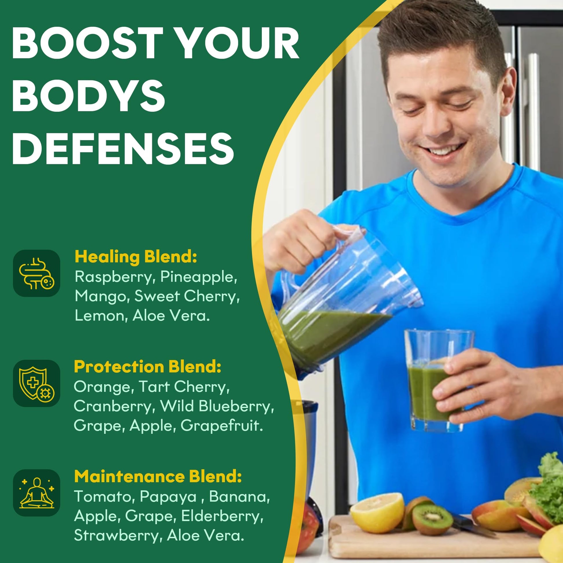 Fruits and Veggies Supplement (60 Day Supply) Powerfull Blend of 39 Whole Fruits and Veggies, Fills Nutritional Gaps, Get Energy, Well-being. USA Made Non-GMO/Vegan/Gluten Free. Packaging May Vary ROOTIE Au supplements
