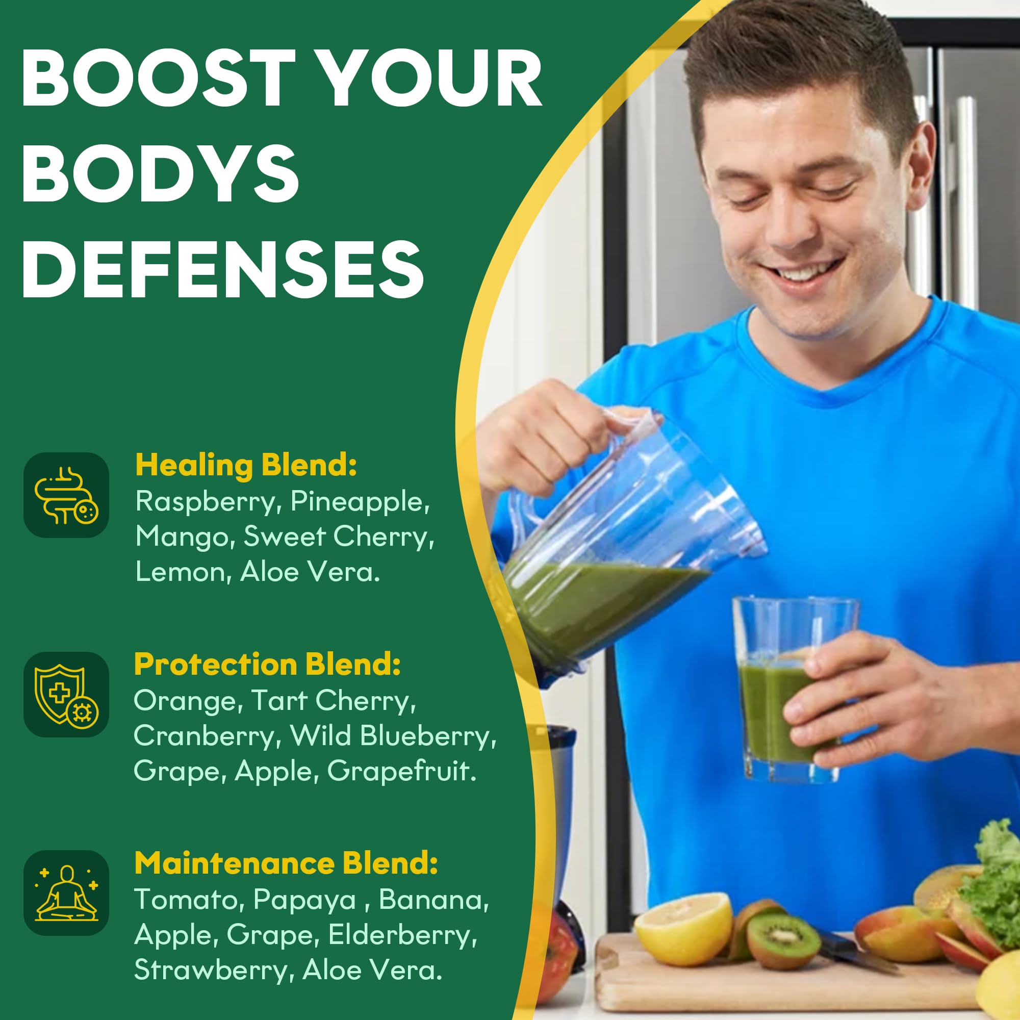 Fruits and Veggies Supplement (60 Day Supply) Powerfull Blend of 39 Whole Fruits and Veggies, Fills Nutritional Gaps, Get Energy, Well-being. USA Made Non-GMO/Vegan/Gluten Free. Packaging May Vary ROOTIE Au supplements