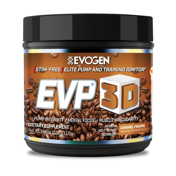 Evogen EVP 3D Caramel Frappe | Xtreme Stimulant Free Pre-Workout Powder, Arginine Nitrate Evogen Au supplements