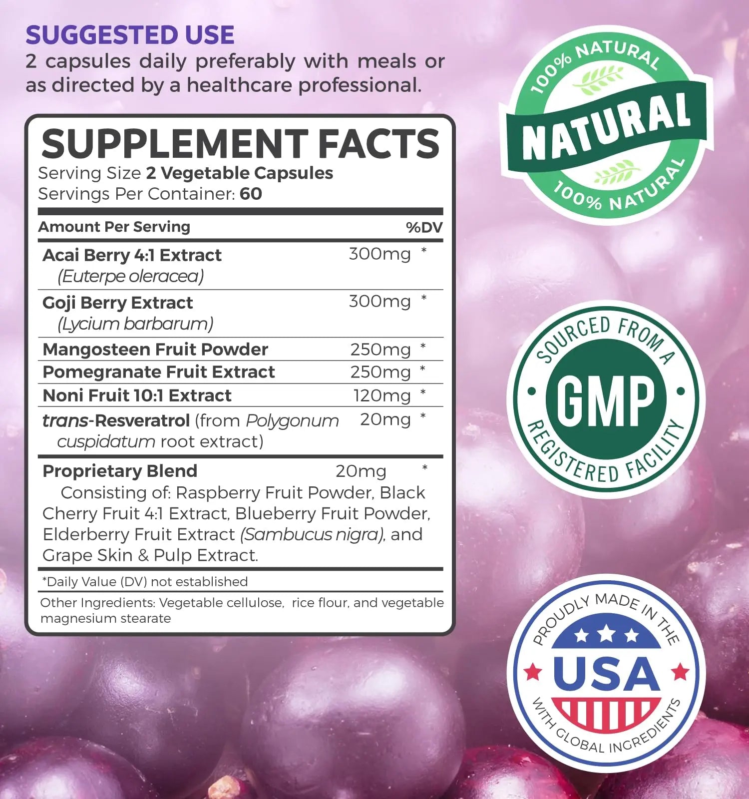 Super Greens & Antioxidants (2-Month Supply) Antioxidant Power Greens Bundle of Organic Super Greens Powder - Complete Superfood (120 Capsules) & Super Antioxidants - Powerful Superfood (120 Capsules) Healths Harmony Au supplements