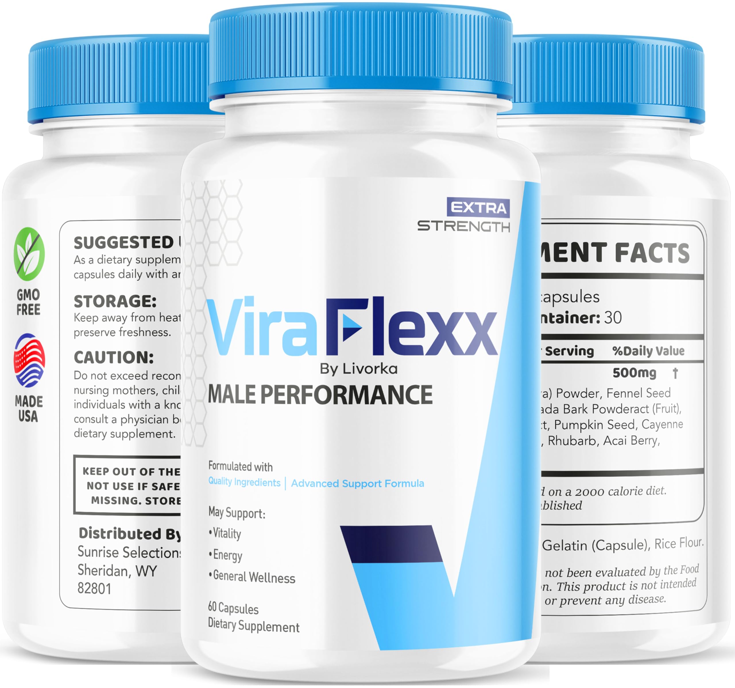 LIVORKA (3 Pack) ViraFlexx Capsules, ViraFlexx Advanced Support Formula Pills, Vira Flexx Pills (180 Capsules) LIVORKA Au supplements