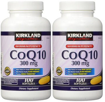 Kirkland wcaqZ, COQ10 300 mg 100 Softgels (Pack of 2) KIRKLAND SIGNATURE Au supplements