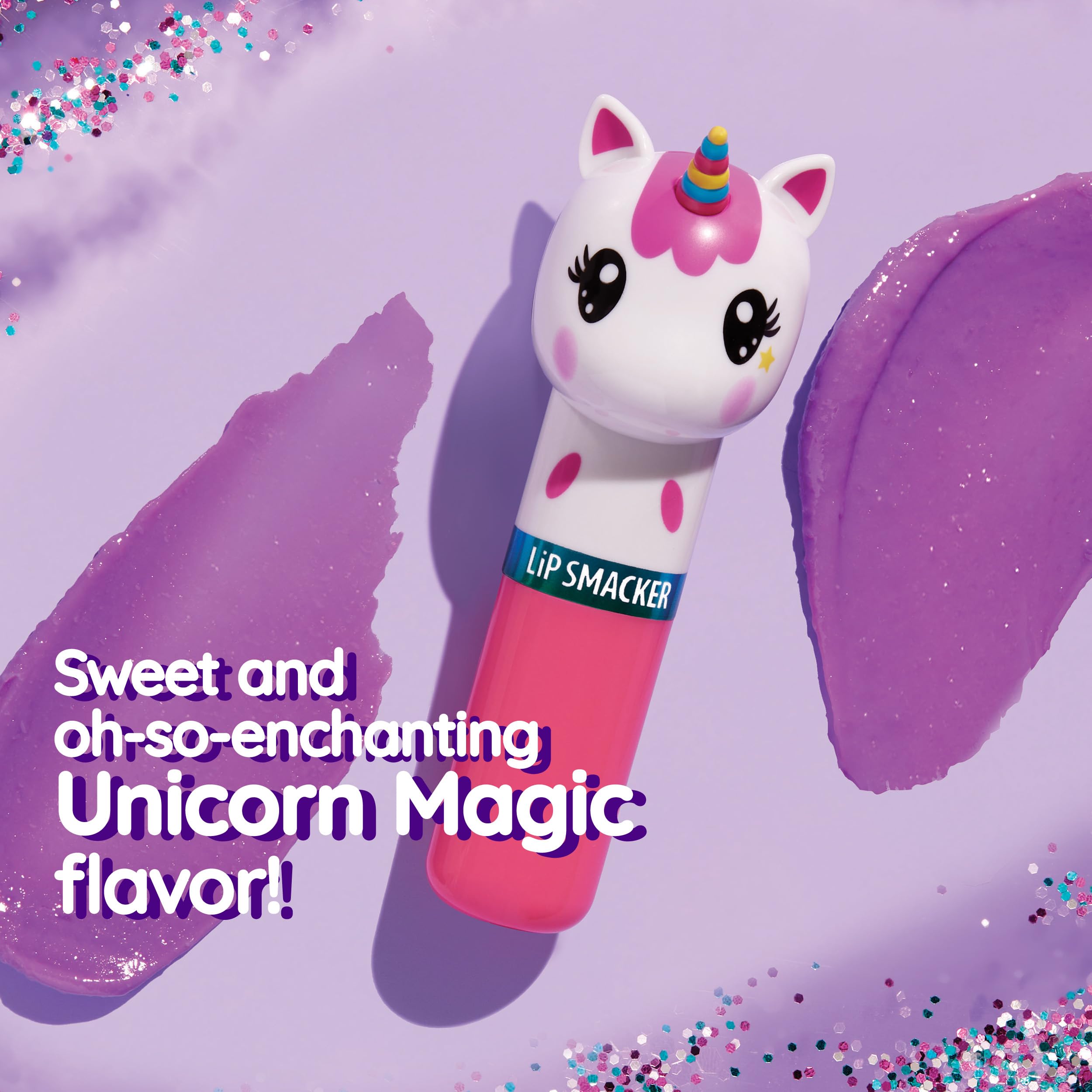 Lip Smacker Lippy Pals Unicorn, Flavored Moisturizing & Smoothing Soft Shine Lip Balm, Hydrating & Protecting Fun Tasty Flavors, Cruelty-Free & Vegan - Unicorn Magic Lip Smacker Au supplements