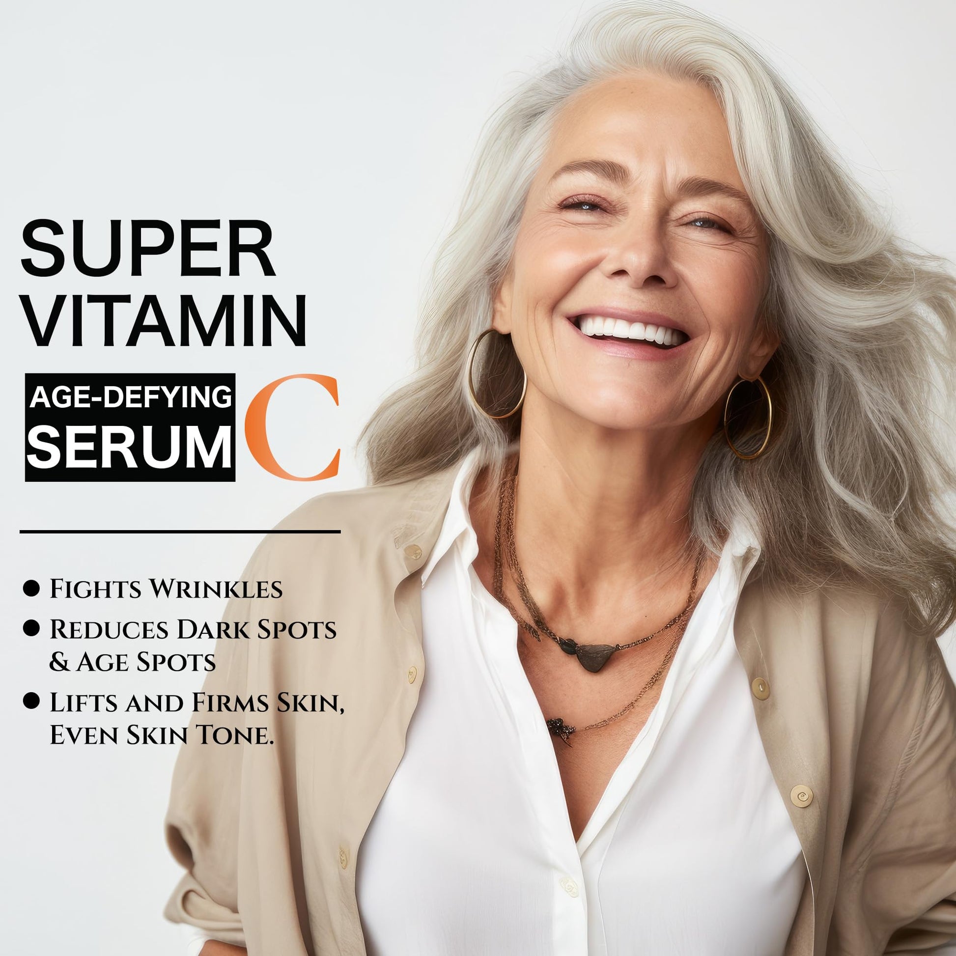 Super Vitamin C Serum for Women over 70, Rapid Anti Aging Cream, Face Lift Cream, Hydrates, Softens, Lifts and Firms, Fights Wrinkles, Advanced Super Serum C 3PCS. (90ml) Refaflio Au supplements