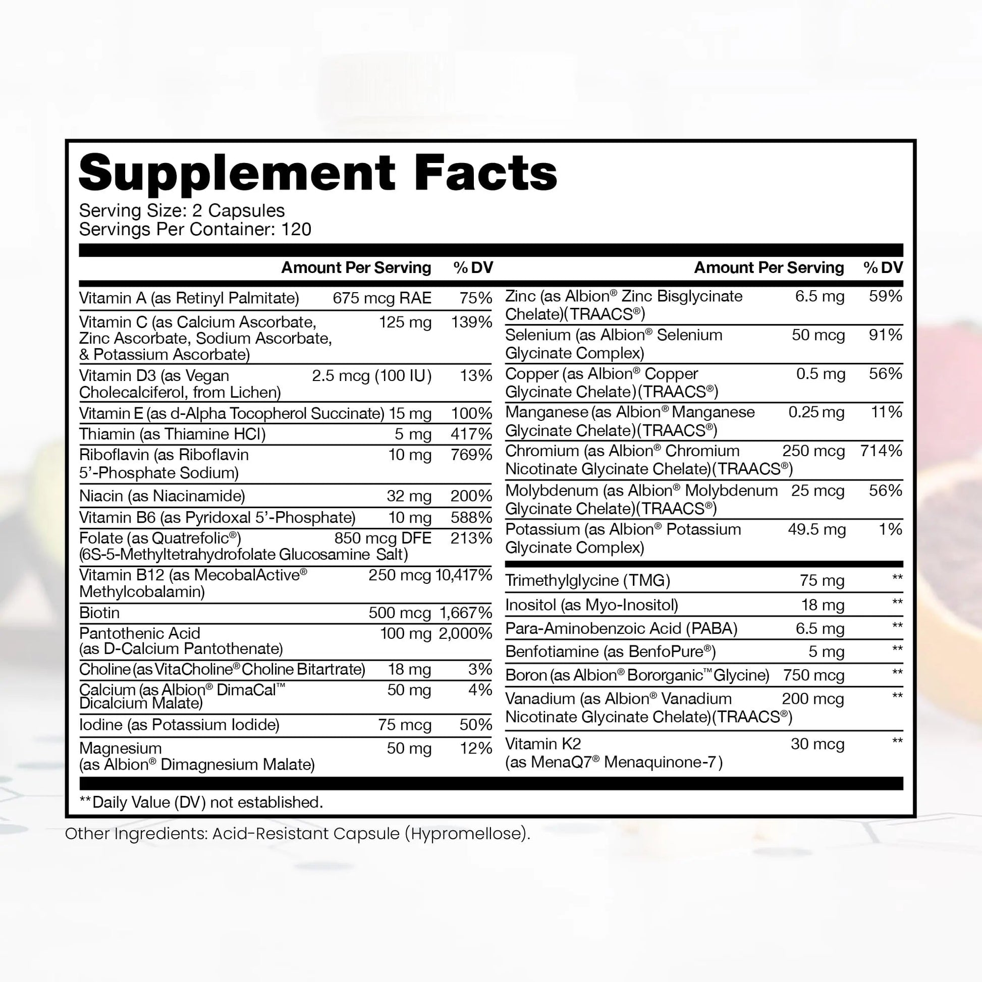 Pure Therapro Rx Methylated Multivitamin for Men and Women | Made in USA | Methyl Multi Without Iron Methyl B12 & Methylfolate | Pure Therapro Rx Au supplements