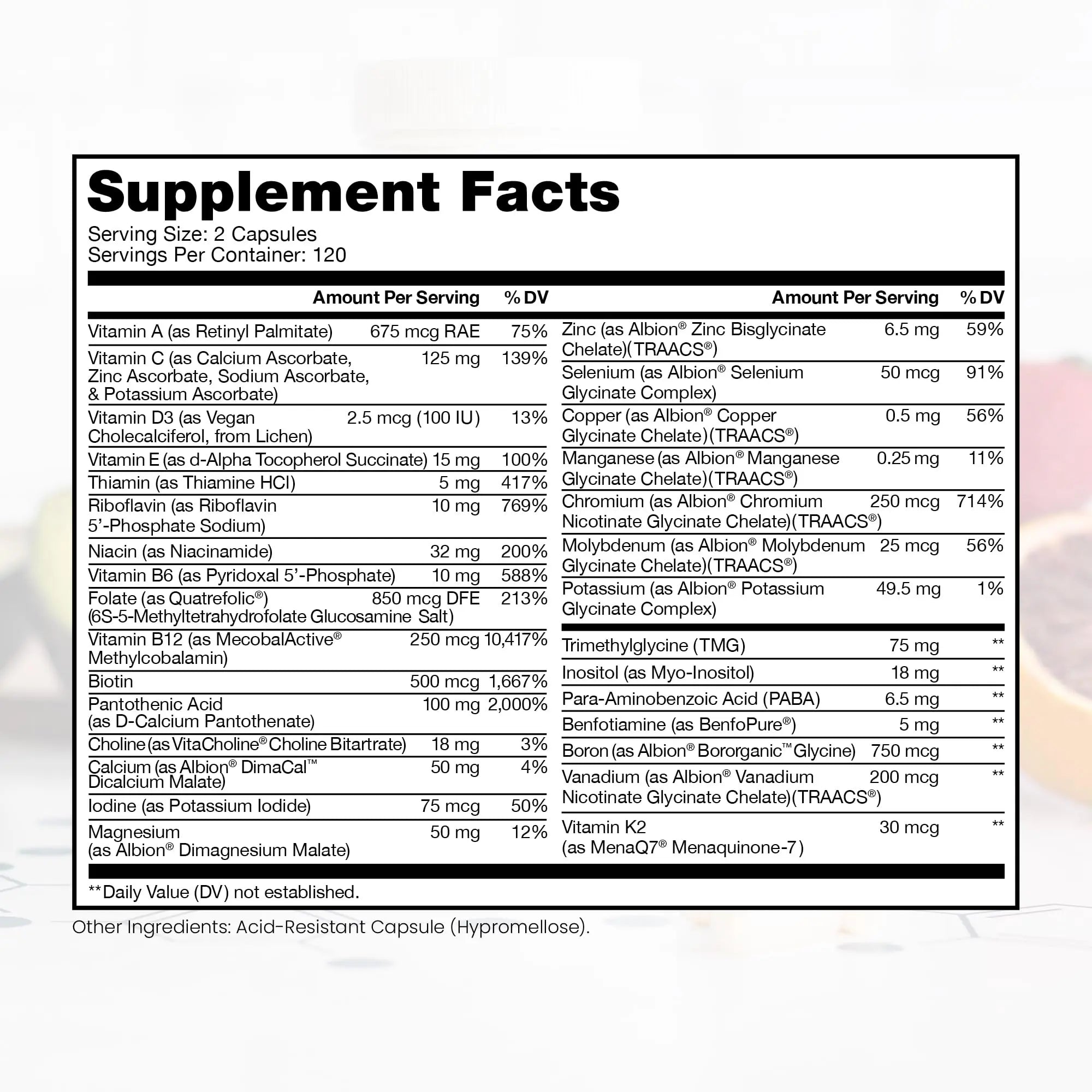 Pure Therapro Rx Methylated Multivitamin for Men and Women | Made in USA | Methyl Multi Without Iron Methyl B12 & Methylfolate | Pure Therapro Rx Au supplements