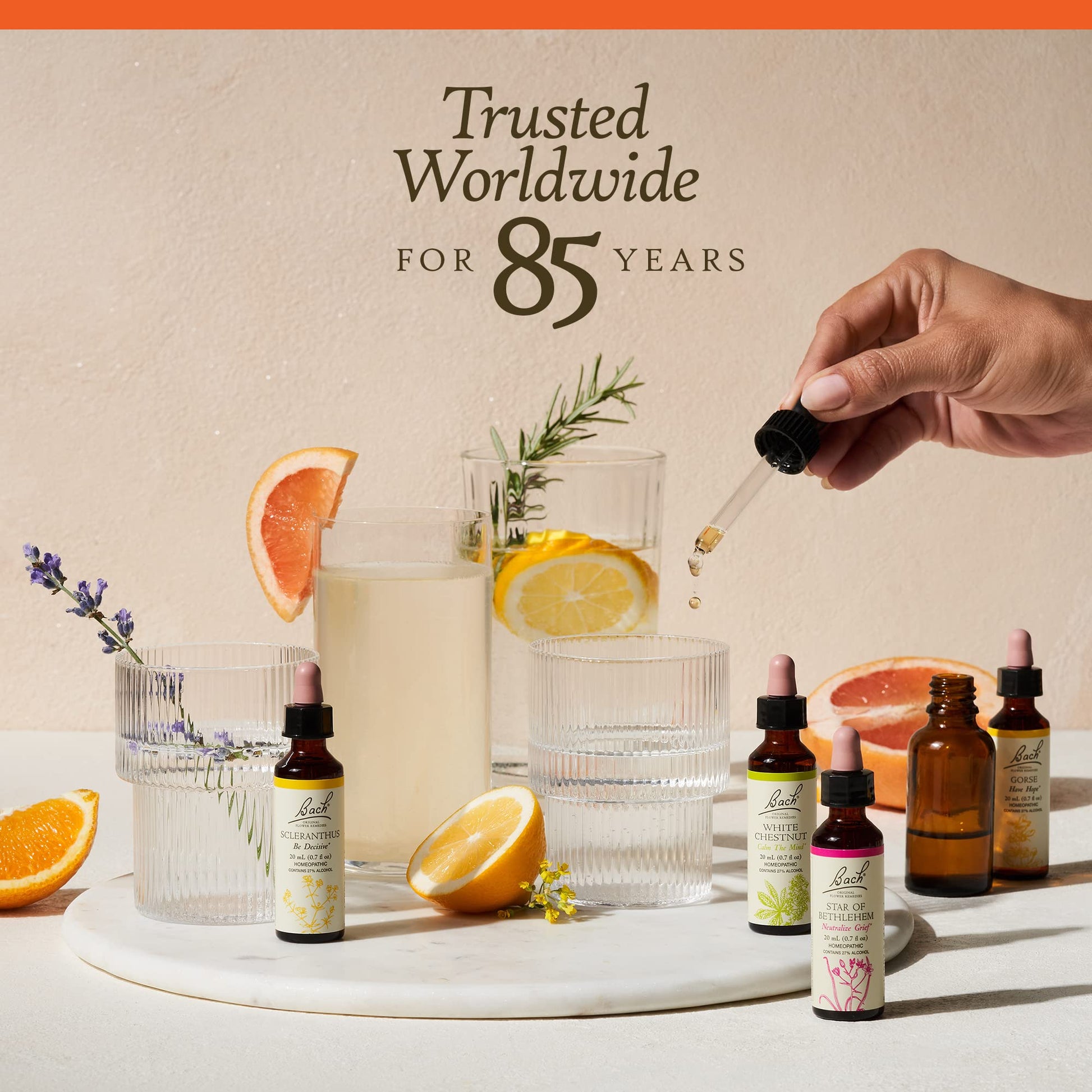 Bach Original Flower Remedies, Mimulus for Facing Fears (Non-Alcohol Formula), Natural Homeopathic Bach Au supplements