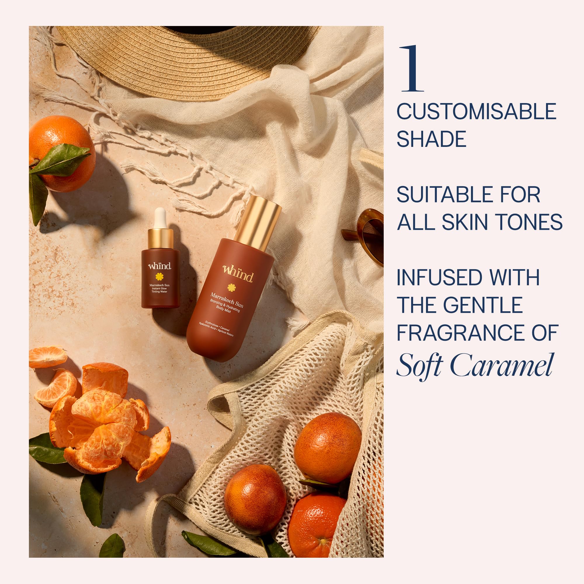 WHIND Marrakech Sun Tinting Water – Lightweight Self-Tanning Drops with Hyaluronic Acid & Glycerin for a Buildable Natural Glow – 30ml WHIND Au supplements