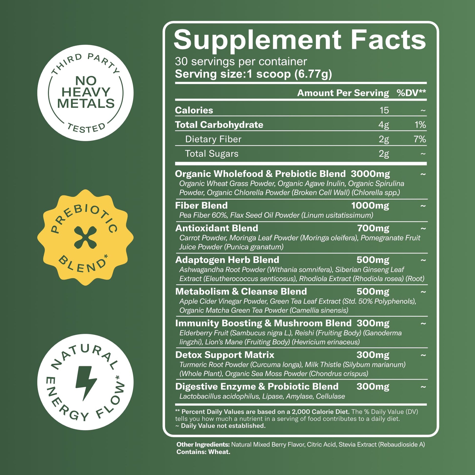 TrueSeaMoss Super Greens Powder with Matcha for Digestive & Gut Health – 25 Superfoods with Probiotics, Prebiotics, Enzymes & Sea Moss – Vegan Superfood Powder for Bloating & Regularity - 30 Servings TrueSeaMoss Au supplements