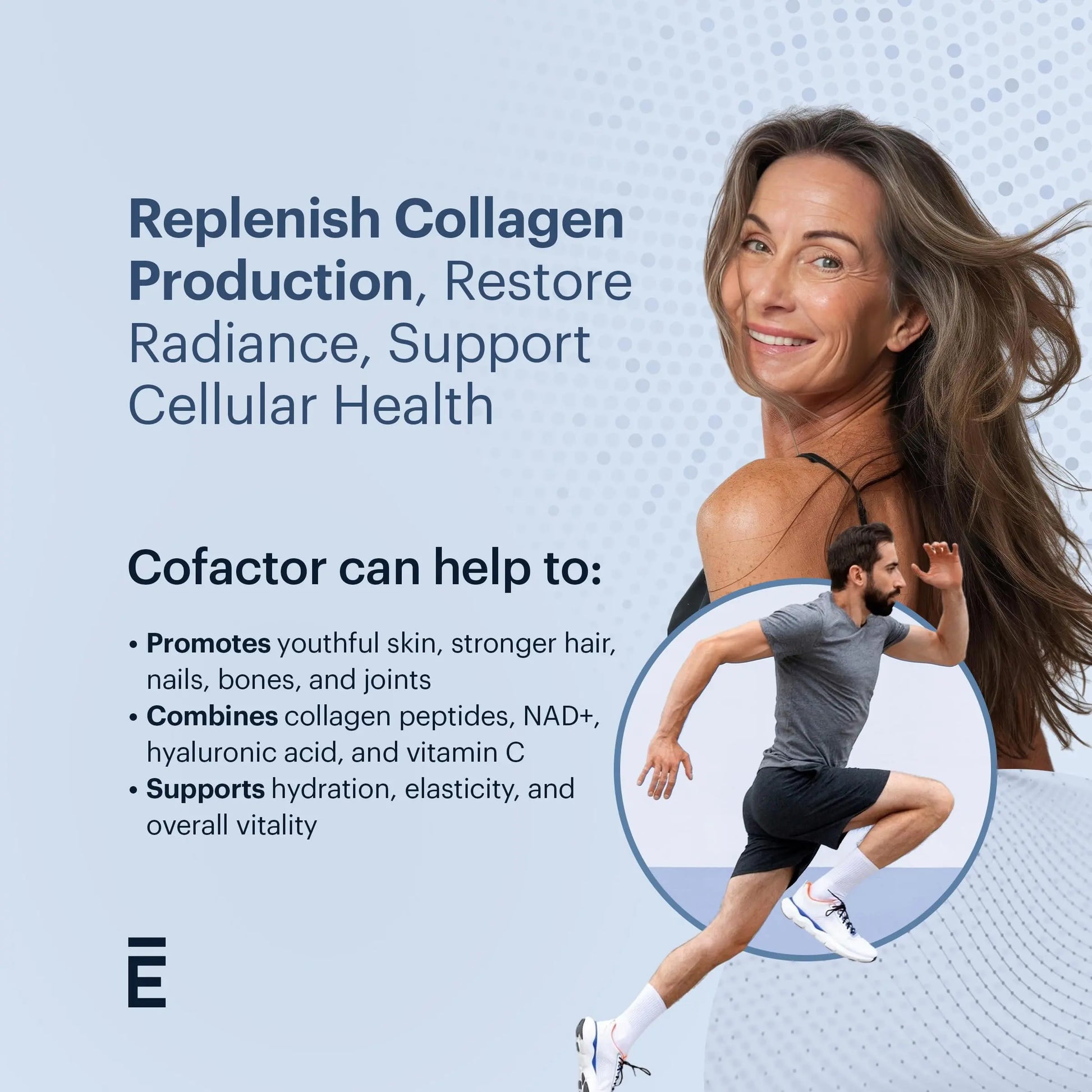 ELYSIUM Cofactor – 4-in-1 Collagen Peptides Powder w/NAD+, Hyaluronic Acid & Vitamin C for Skin, Hair, Nails, Joints & Cellular Health, Collagen Supplements for Men & Women – Unflavored, 28 Servings ELYSIUM Au supplements