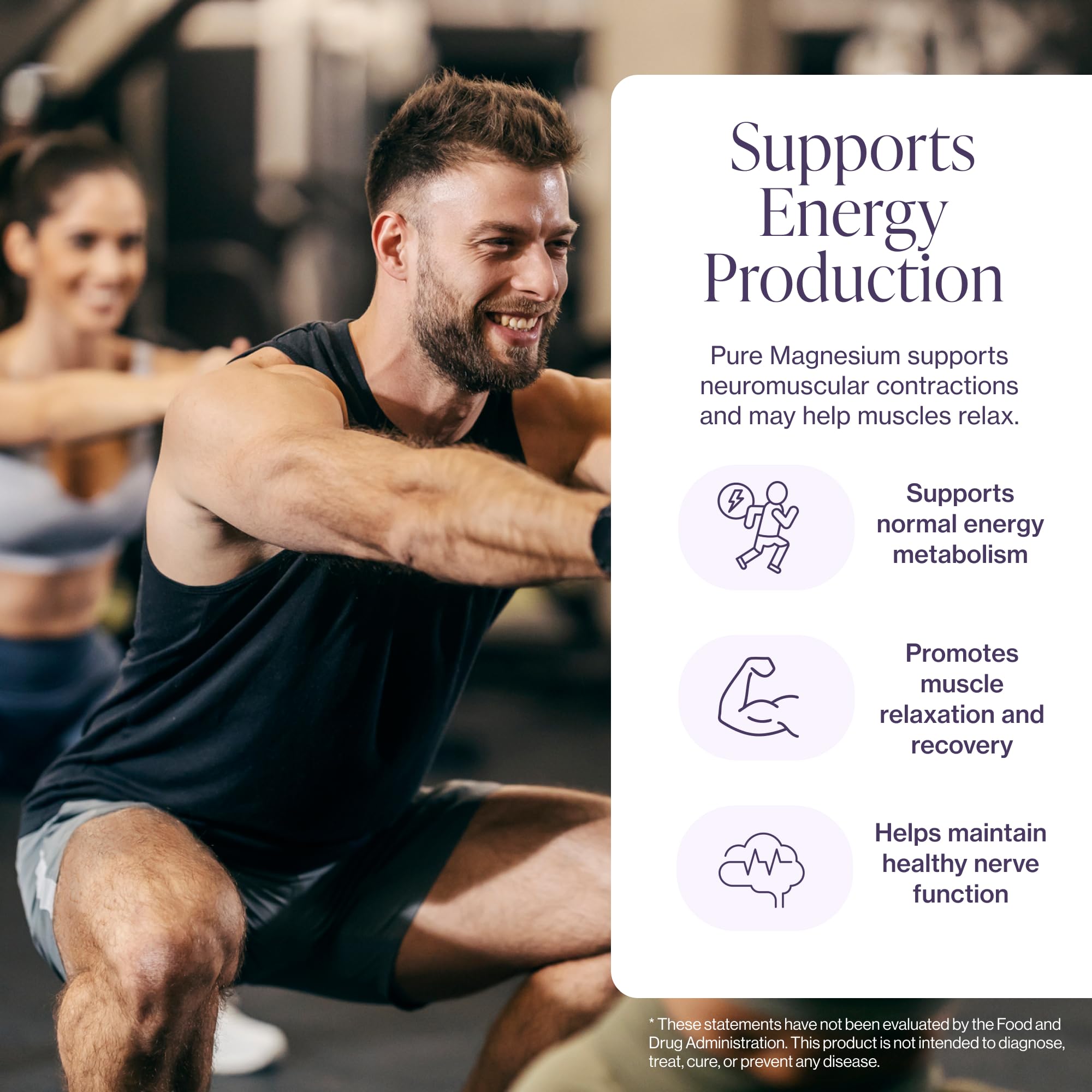 Pure Magnesium Glycinate Supplement – Highly Absorbable Chelated Magnesium to Support Sleep, Muscle & Nerve Health, Energy, Relaxation & Bone Health – 200mg Per Serving, 180 Capsules Pure Micronutrients Au supplements