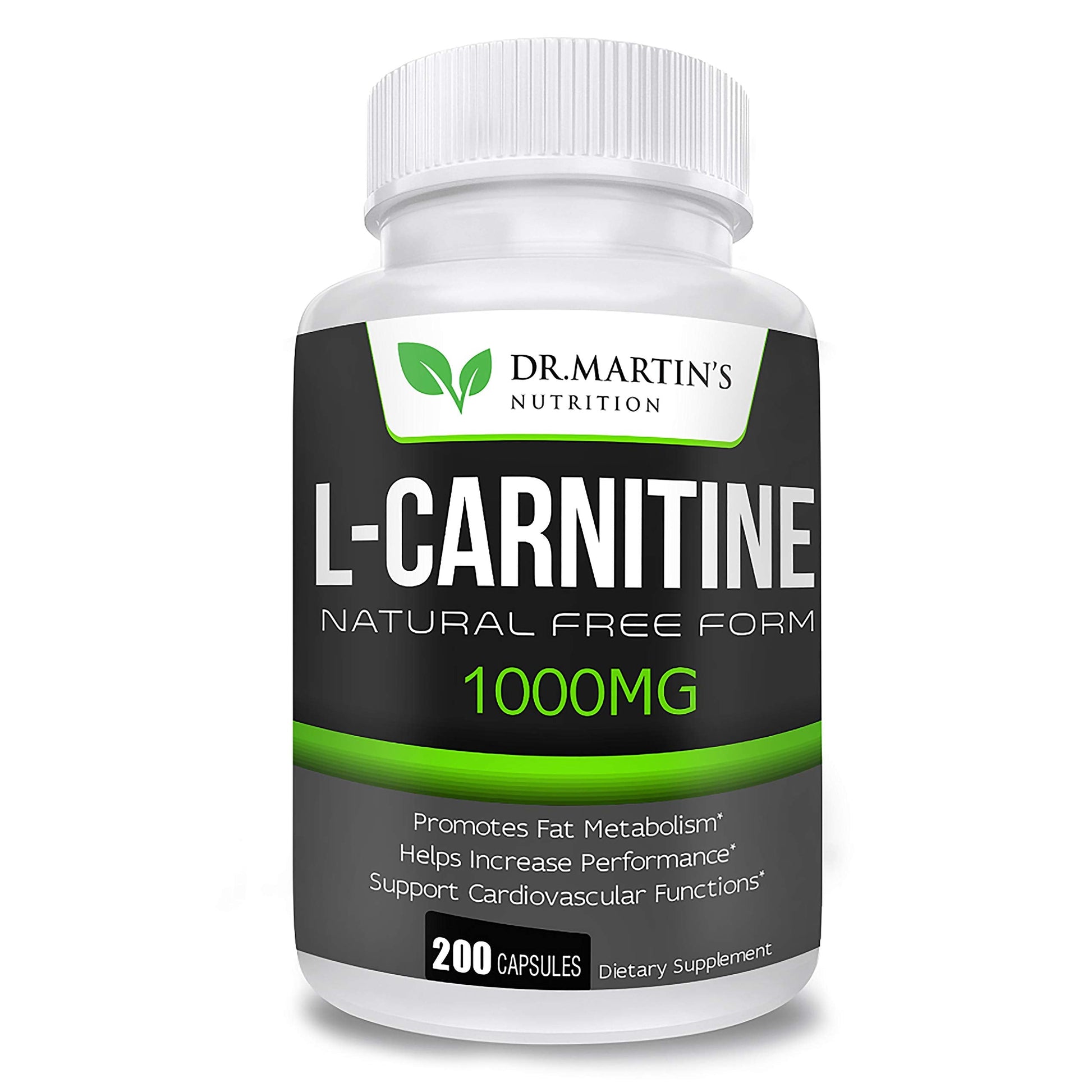 DR. MARTIN'S NUTRITION Extra Strength L-Carnitine - 200 Capsules - 1000mg Per Serving DR. MARTIN'S NUTRITION Au supplements