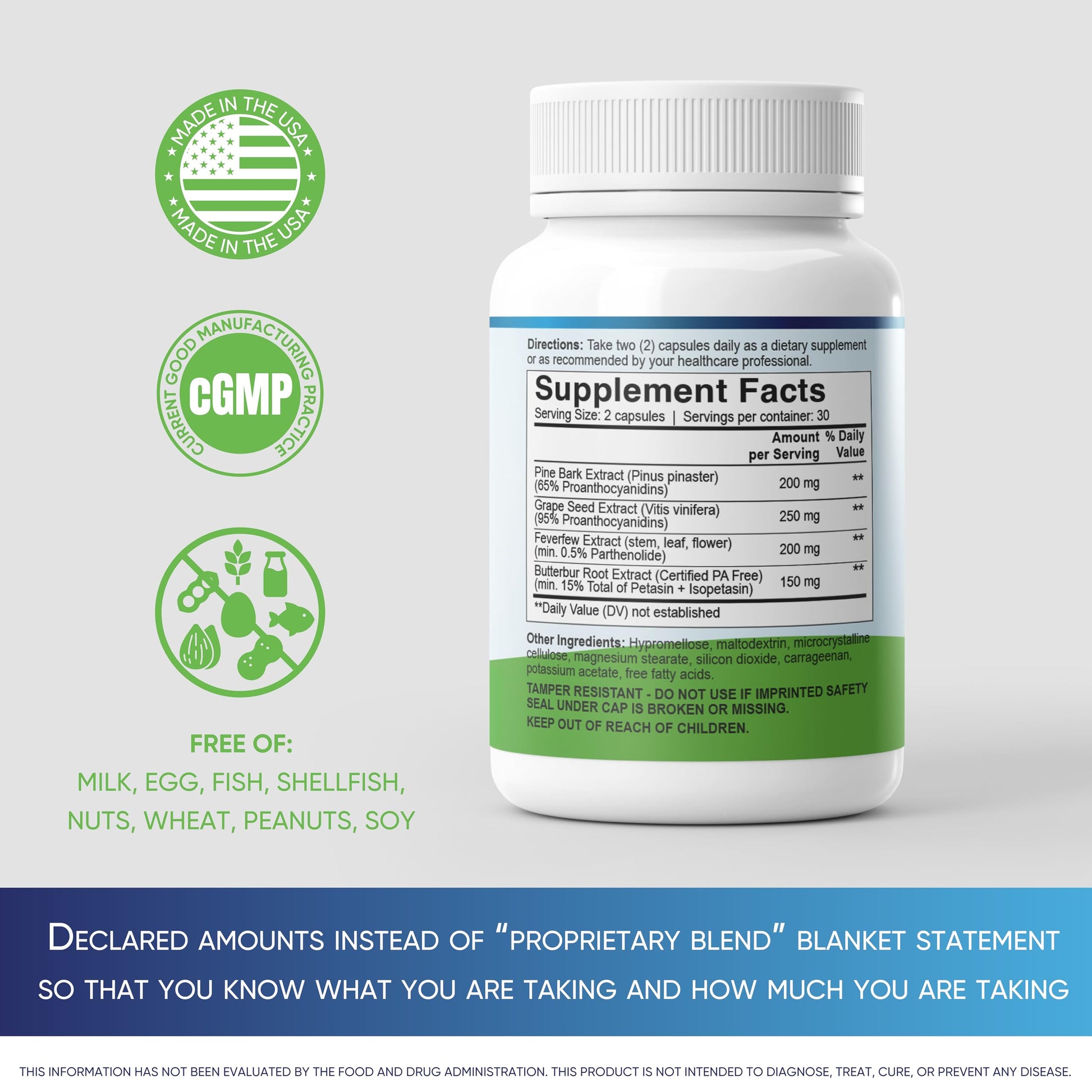 MigRePair | Doctor Formulated Natural Herbal Supplement for Migraine Relief Needs | Supports Relief During Migraine Discomfort (Ictal Phase) Migraceutics Au supplements