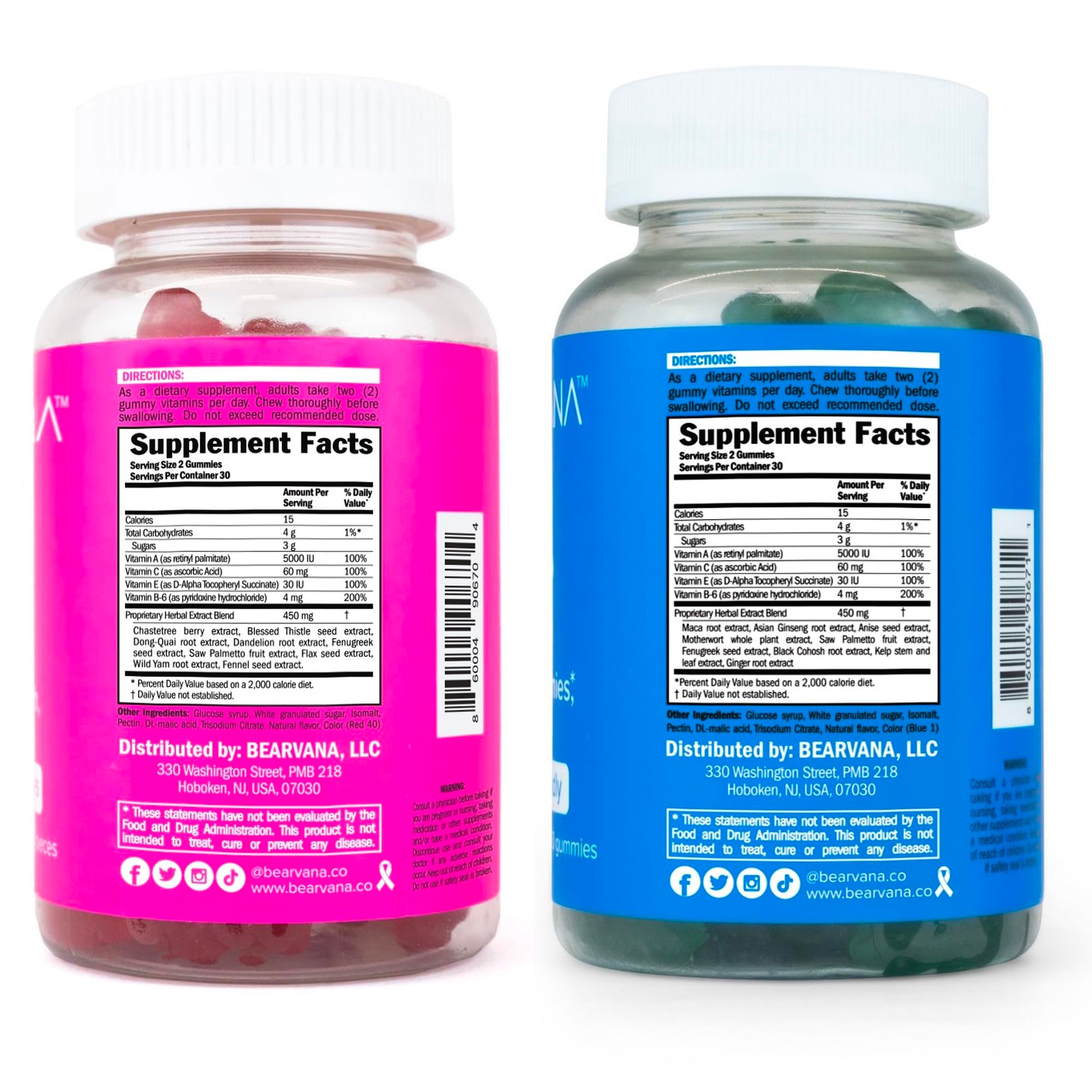 BEARVANA Gummies Combo Pack - Chest and Bum Gummies - Workout Aid - Women’s BEARVANA Au supplements
