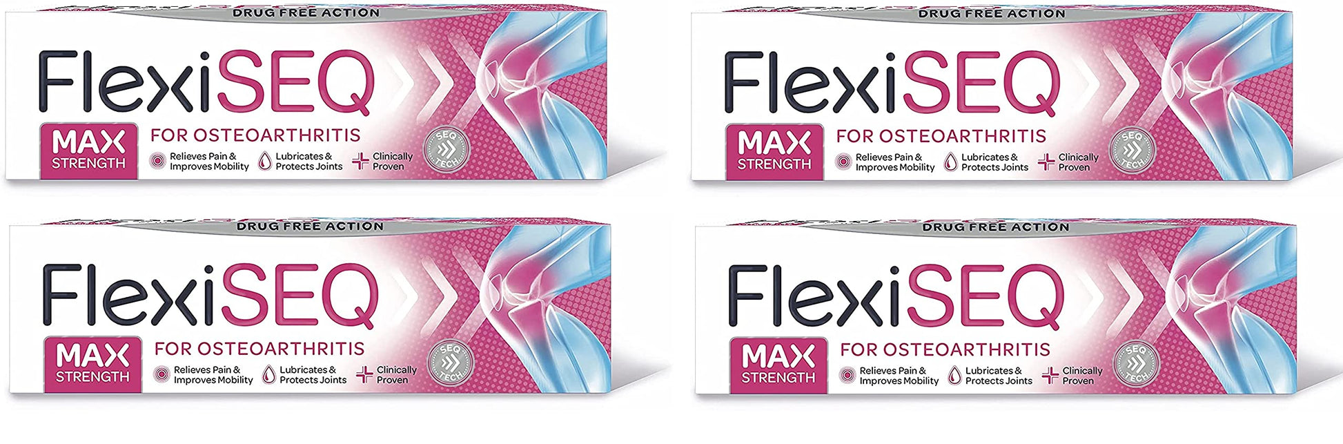 FLEXISEQ 50G GEL **** VALUE 4PK **** (Pain associated with Osteoarthritis) Flexiseq Au supplements