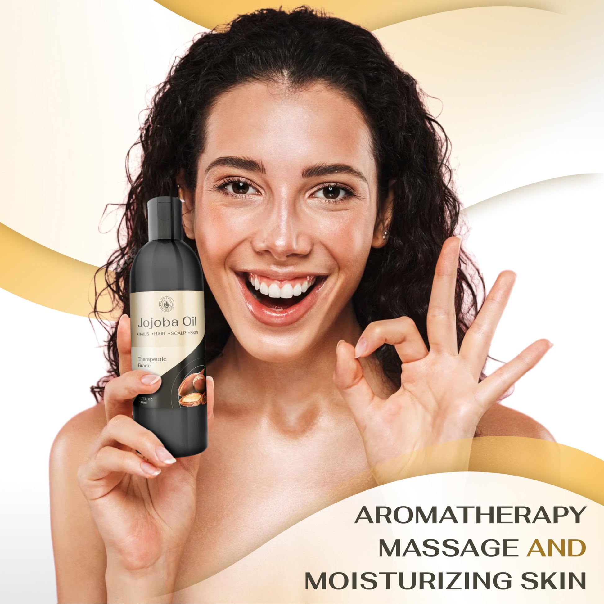 Sweet Oil - Hair and Skin Softener, Organic Natural Carrier Body Oil, Carrier Oil for Essential Oils - Massage Oil Renewal Aesthetics Au supplements