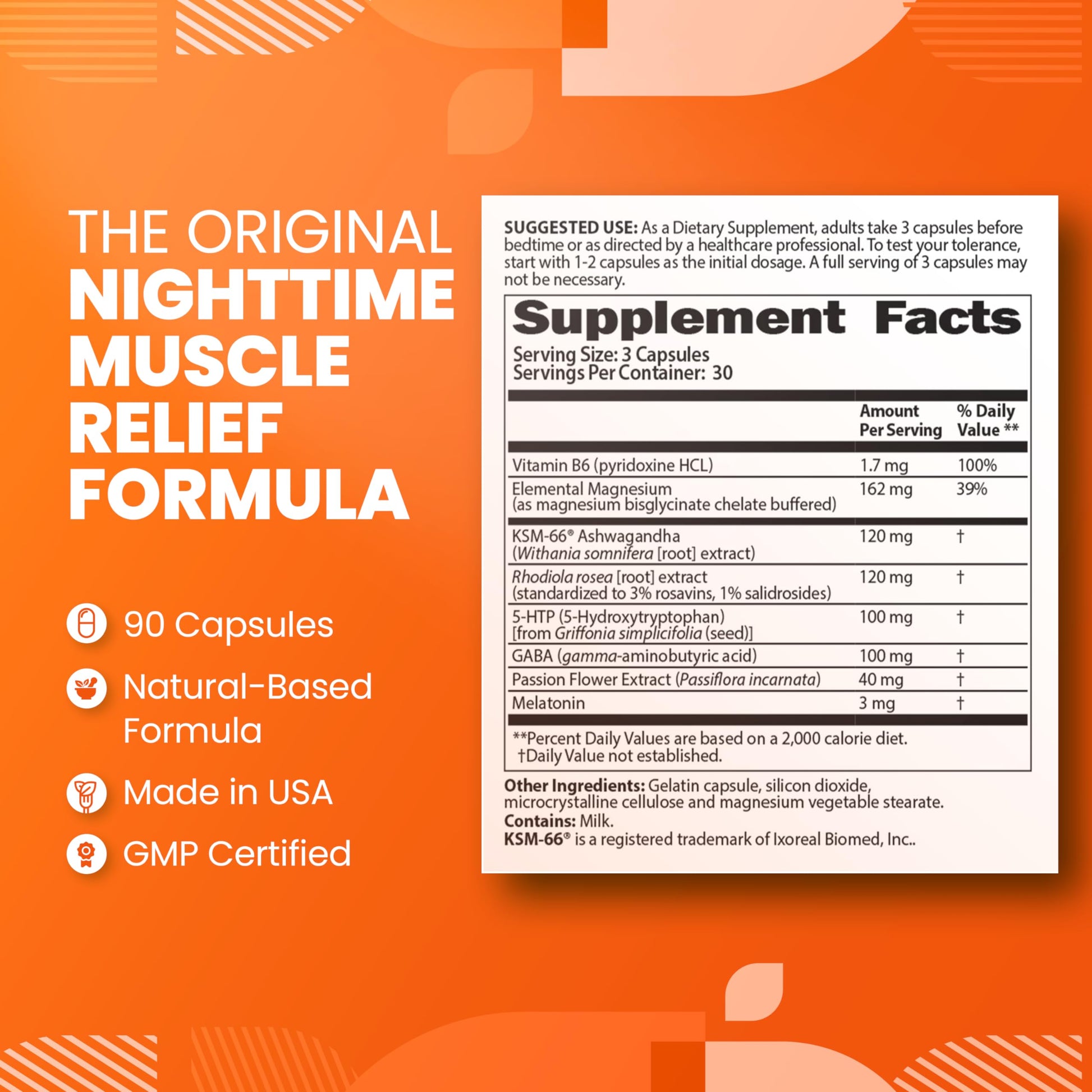 SaltWrap Mag R&R - Nighttime Muscle Cramps Support, Natural Sleep Support for Adults with Magnesium Glycinate for Muscle Spasm and Leg Cramps Relief, 90 Capsules SaltWrap Au supplements