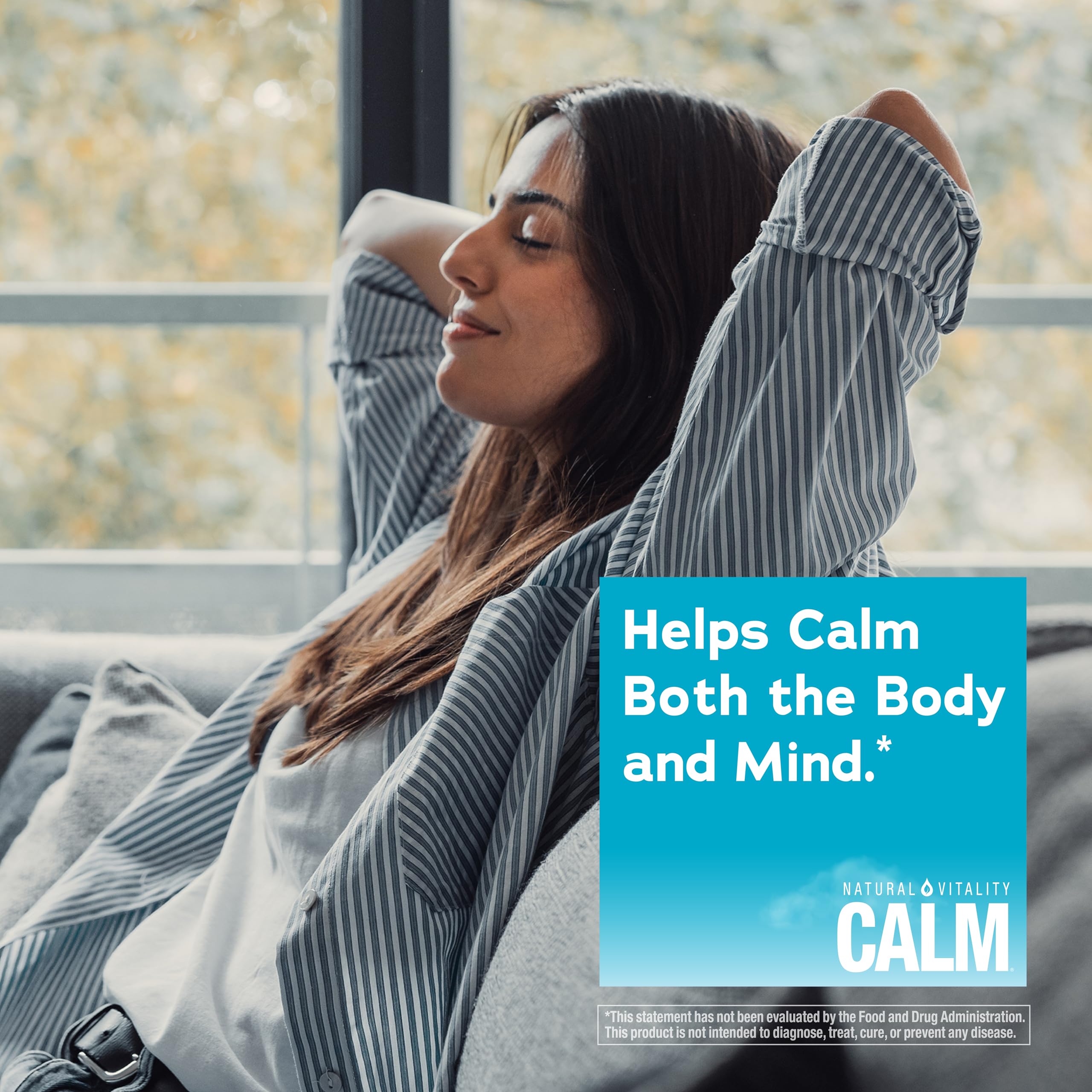 Natural Vitality Calm, Magnesium Glycinate Supports Bone, Muscle, Heart, & Nerve Health, Non-GMO, Vegan, Gluten Free 180ct Natural Vitality Au supplements