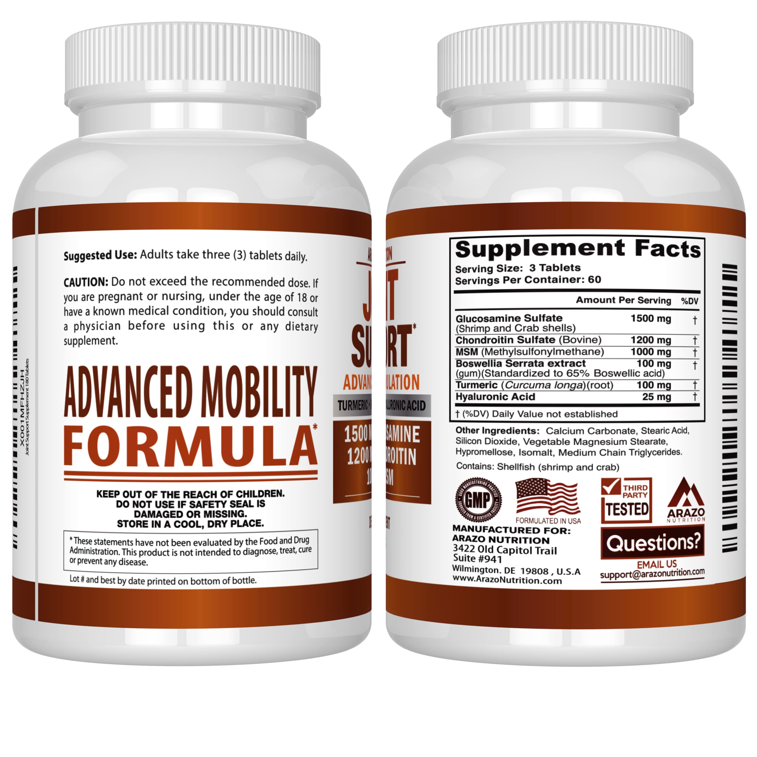 Glucosamine Chondroitin Turmeric Msm Boswellia - Joint Support Supplement for Relief My Store Au supplements