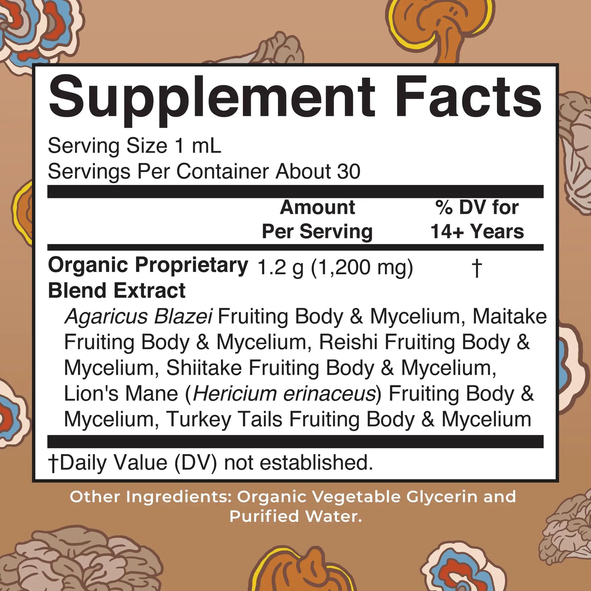 MaryRuth's Mushroom Complex | Lion's Mane | Turkey Tail | Reishi Mushroom | Shiitake Mushrooms | Alcohol Free | Mushroom Blend | Organic | Non-GMO | Vegan | 30 Servings MARYRUTH'S Au supplements