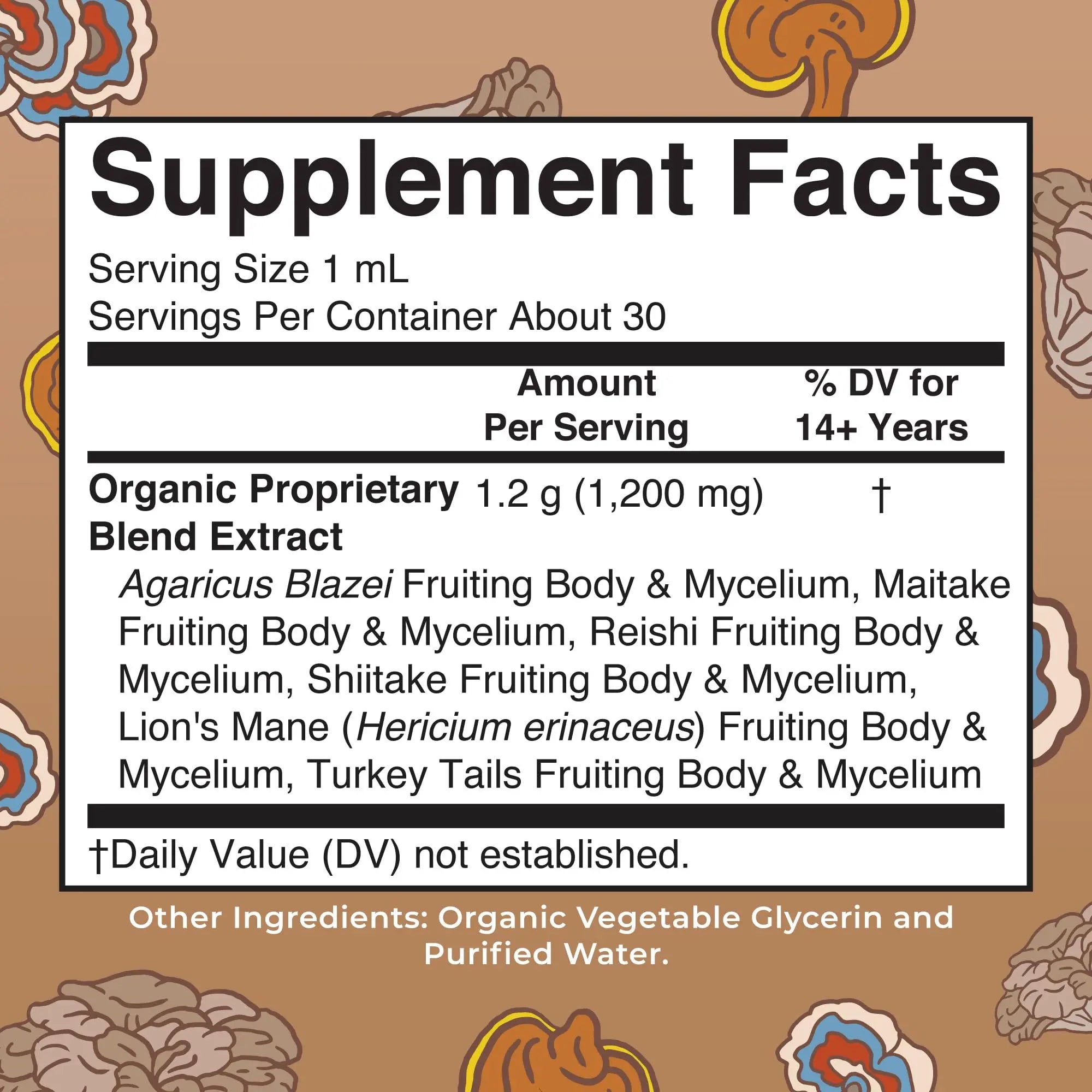 MaryRuth's Mushroom Complex | Lion's Mane | Turkey Tail | Reishi Mushroom | Shiitake Mushrooms | Alcohol Free | Mushroom Blend | Organic | Non-GMO | Vegan | 30 Servings MARYRUTH'S Au supplements