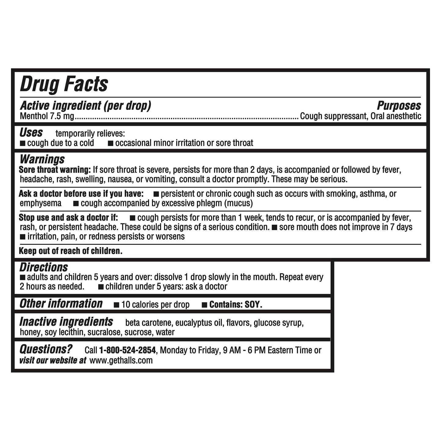 HALLS Cough and Throat Relief Honey Lemon Cough Drops, 30 Drops HALLS buy supplements Au
