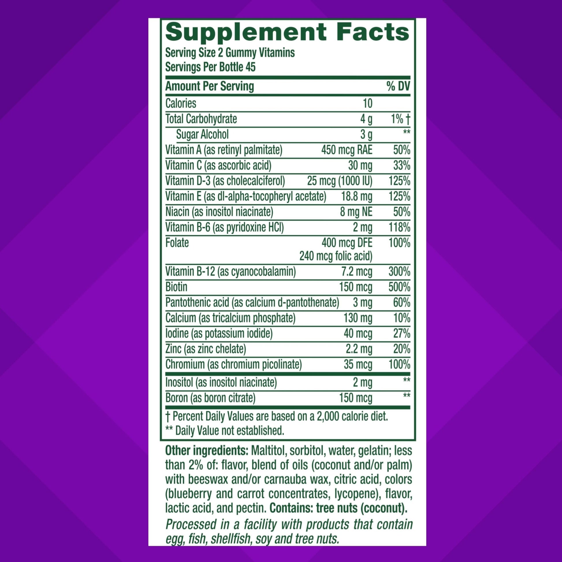 Vitafusion Women’s Sugar Free Daily Multivitamin Supplement, Keto Diet Friendly Adult Gummy Vitamin for Energy Vitafusion Au supplements
