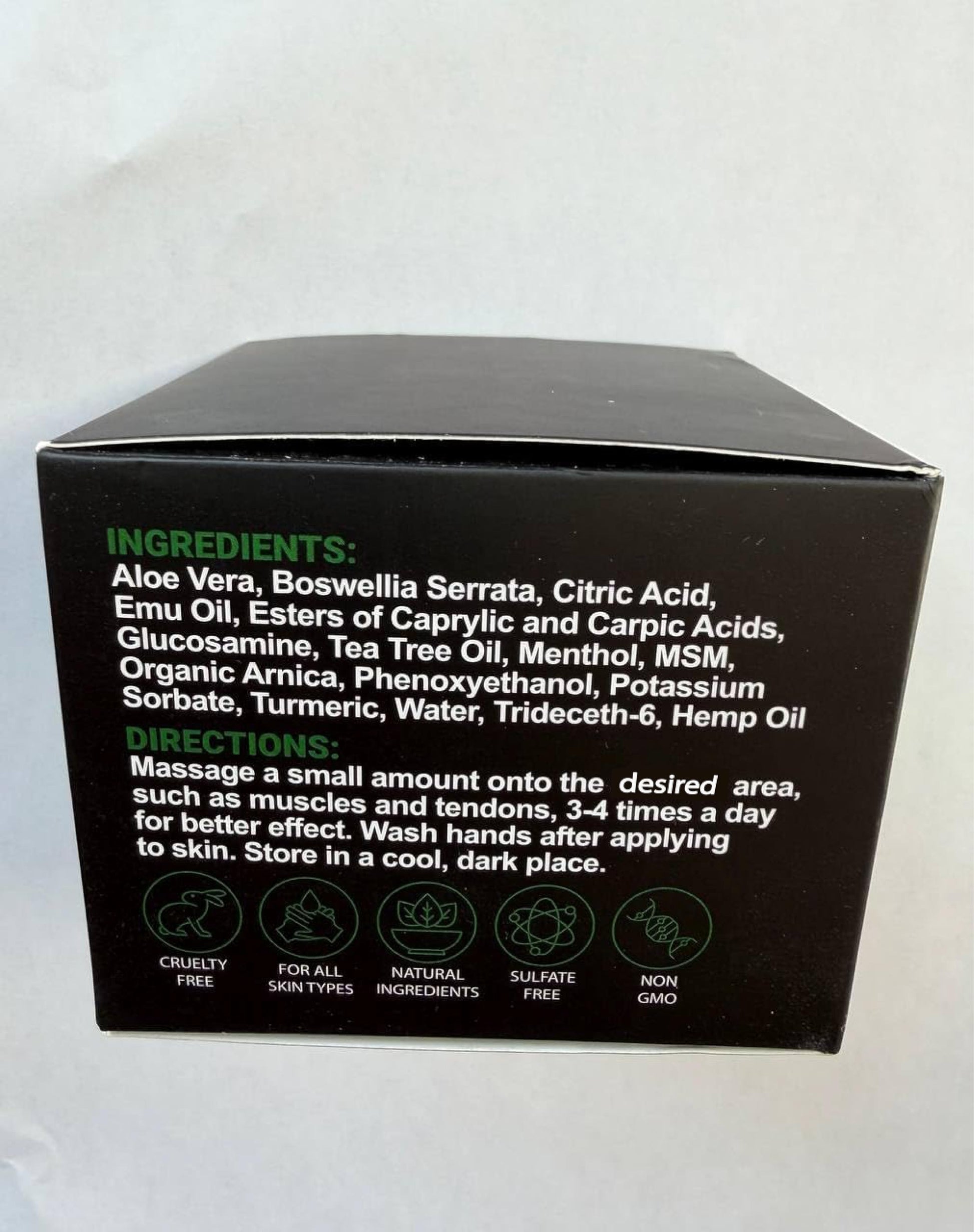 Hemp Cream Maximum Strength with Glucosamine, Arnica, Turmeric, MSM - Natural Hemp Oil Gel Rub - Fast Absorption, Non-Greasy - Advanced Formula - Formulated in USA - 4 FL OZ Arvesa Au supplements
