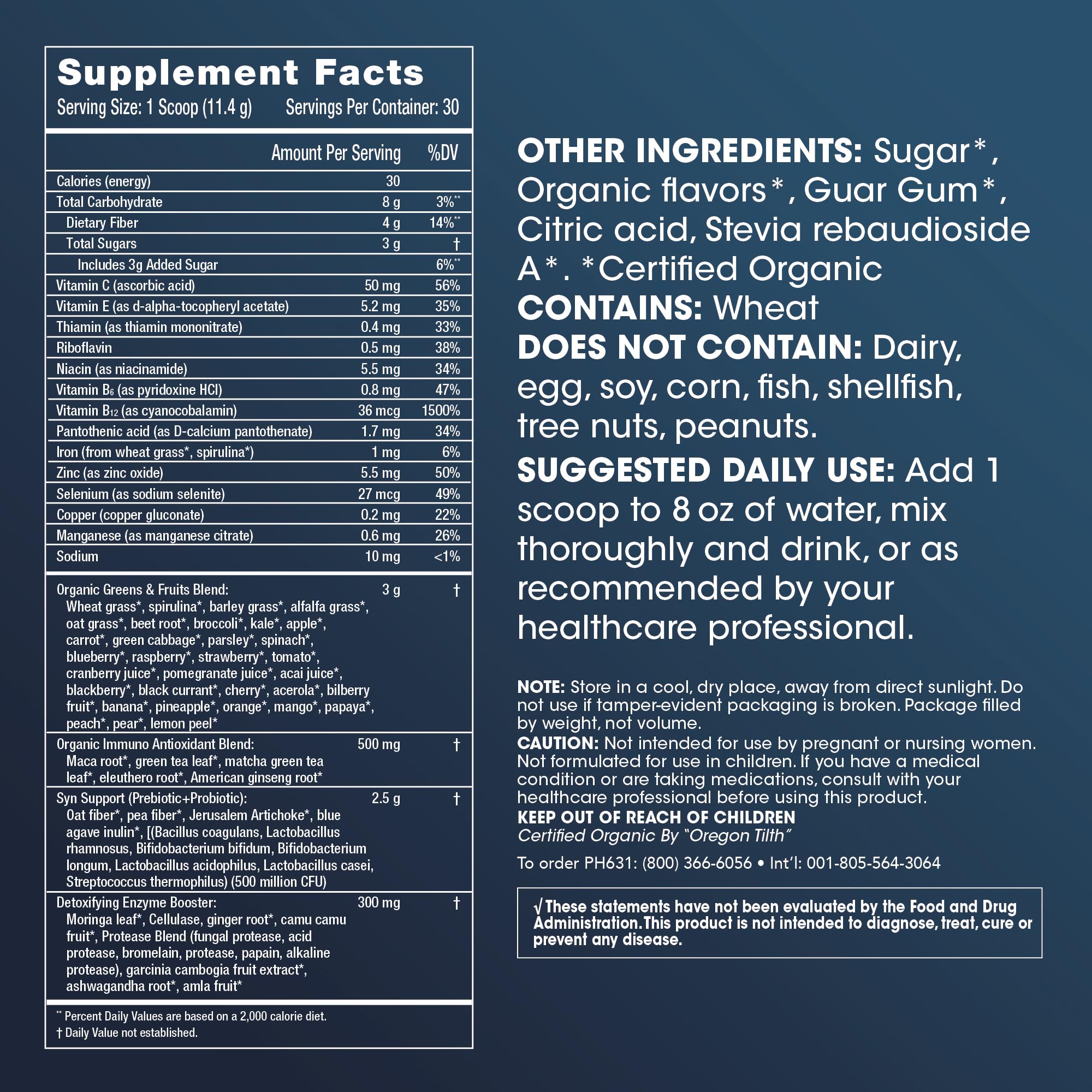 ProHealth Longevity Greens- Delicious Organic Healthy Greens for Energy & Aging ProHealth Au supplements