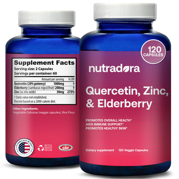 Nutradora Quercetin 1000mg Per Serving Veggie Capsules, Non-GMO Nutradora Au supplements