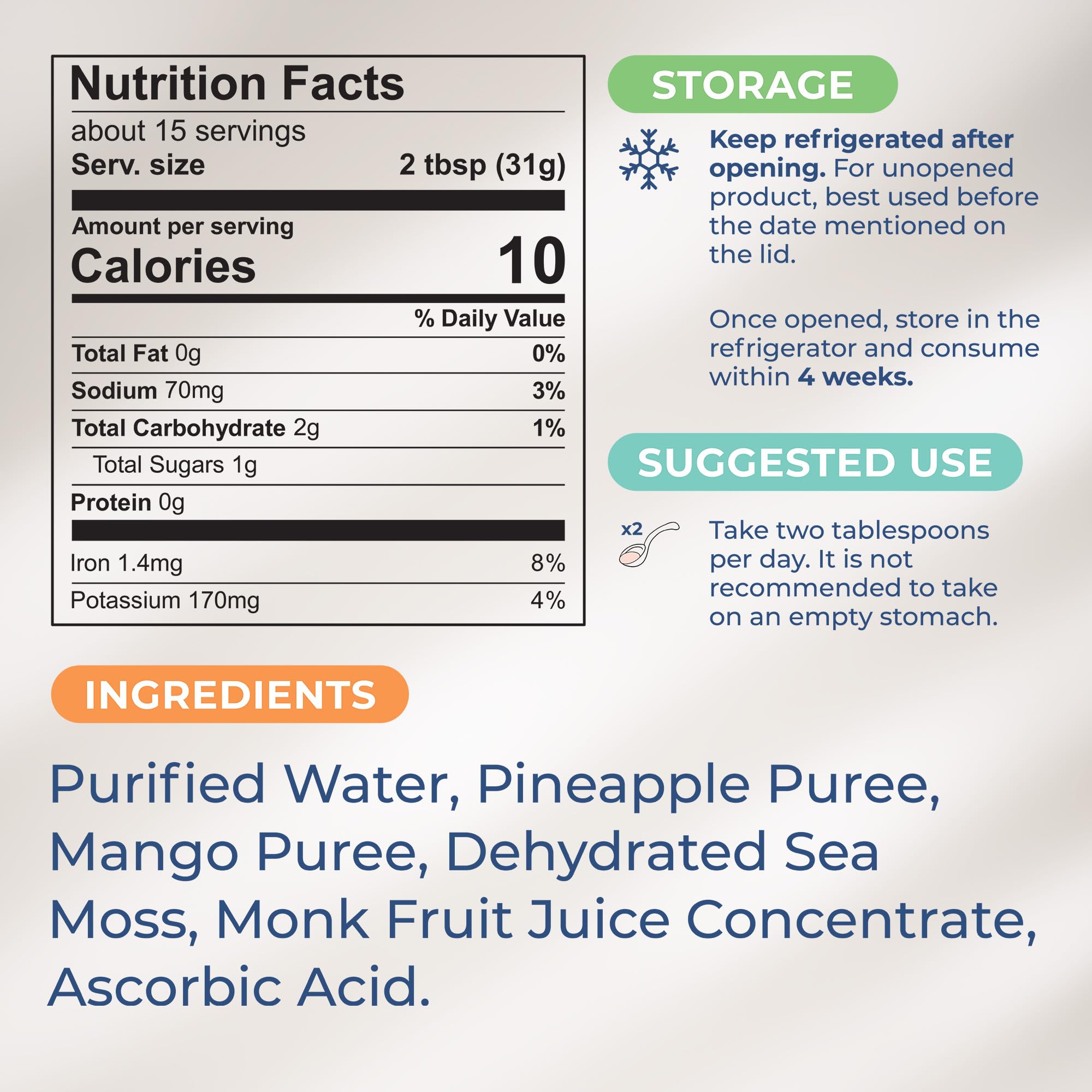 TrueSeaMoss Wildcrafted Irish Sea Moss Gel –7 Flavors- Nutritious Organic Raw TrueSeaMoss Au supplements