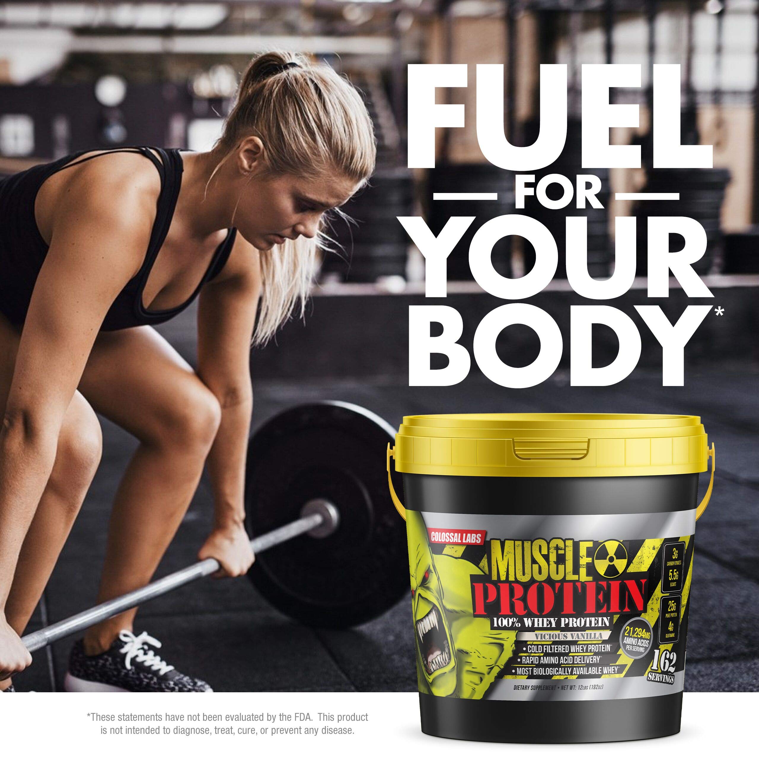 COLOSSAL LABS Muscle Protein Whey Powder [12 lbs/Pack of 1]–Chocolate Protein COLOSSAL LABS Au supplements