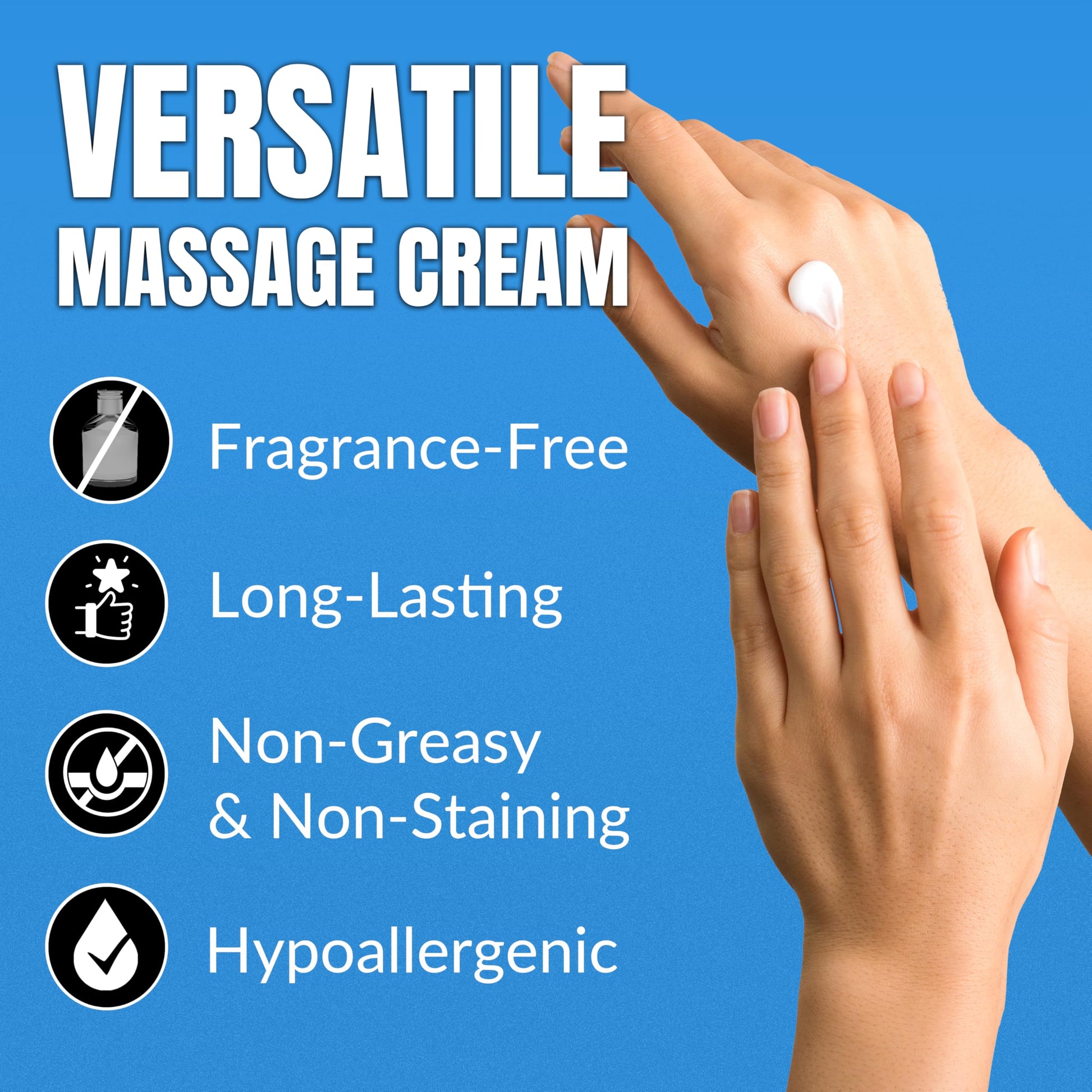 HawkGrips 8oz Massage Emollient and 8oz Massage Cream Bundle, Unscented, IASTM Massage, Cupping Therapy, Whole Body Muscle Cream, Deep Tissue Professional Massage Therapy HawkGrips Au supplements