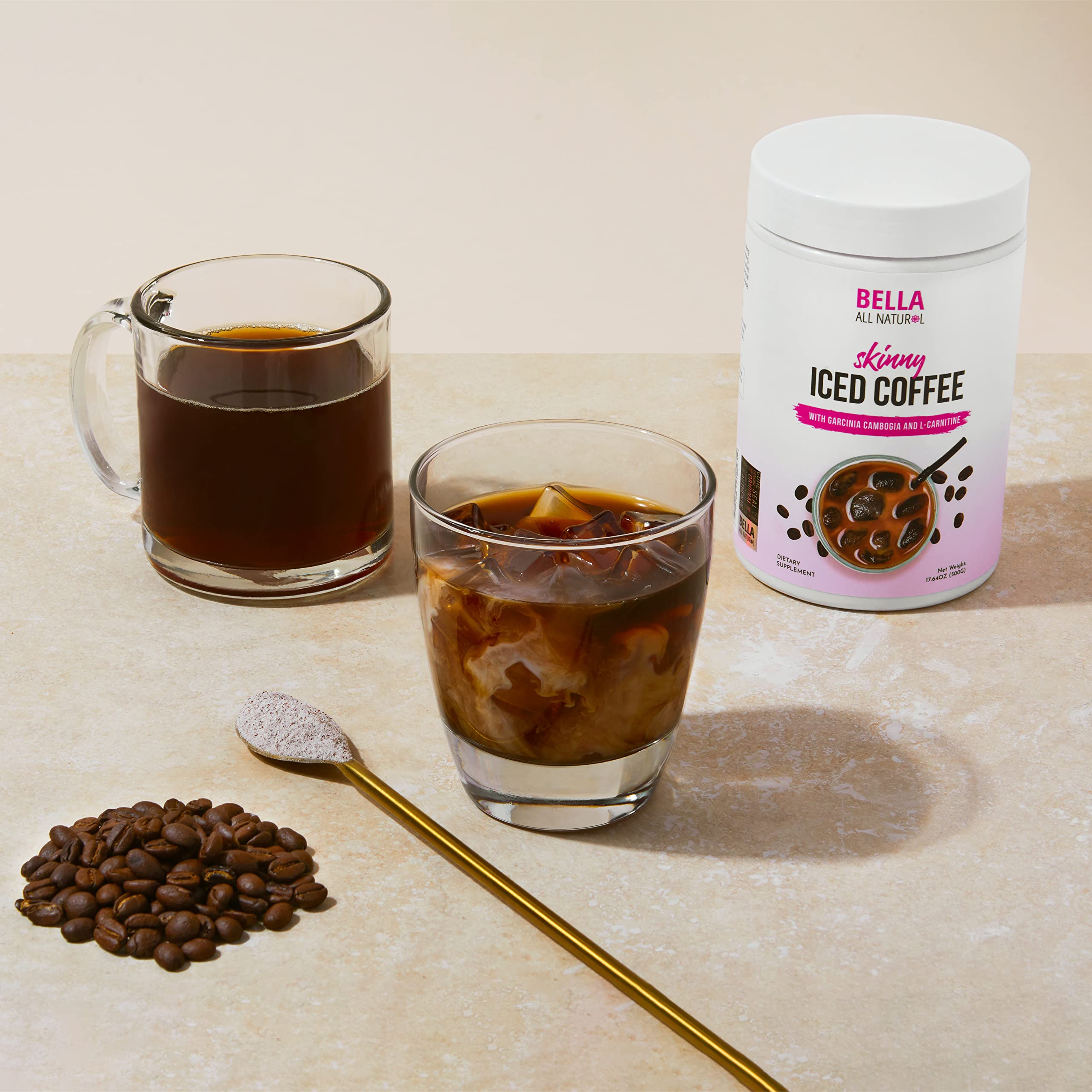 Bella All Natural Skinny Iced Coffee - Good Taste - 500 Grams Bella All Natural Au supplements