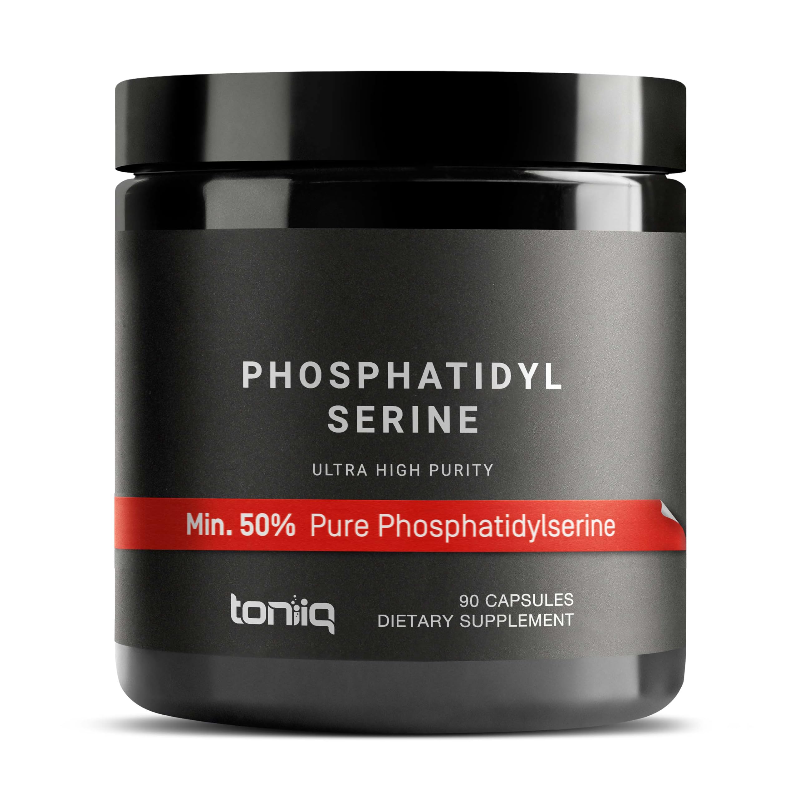 Toniiq Phosphatidylserine - 400mg Formula - World’s First 50% Purity - Highest Purity in The US - Soy Free Phosphatidylserine Supplement - 90 Veggie Capsules Toniiq Au supplements