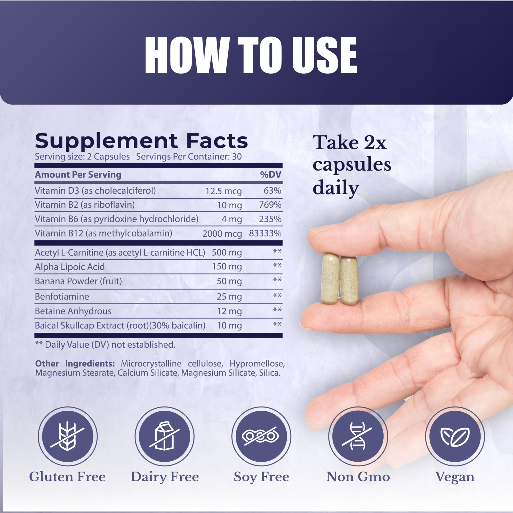 NATION HEALTH MD N-Balance 8 - Nerve Support Formula - Nerve Support Supplement with Alpha Lipoic Acid, Benfotiamine and ALA - Nerve Health Supplements for Men & Women, 120 Capsules NATION HEALTH MD Au supplements