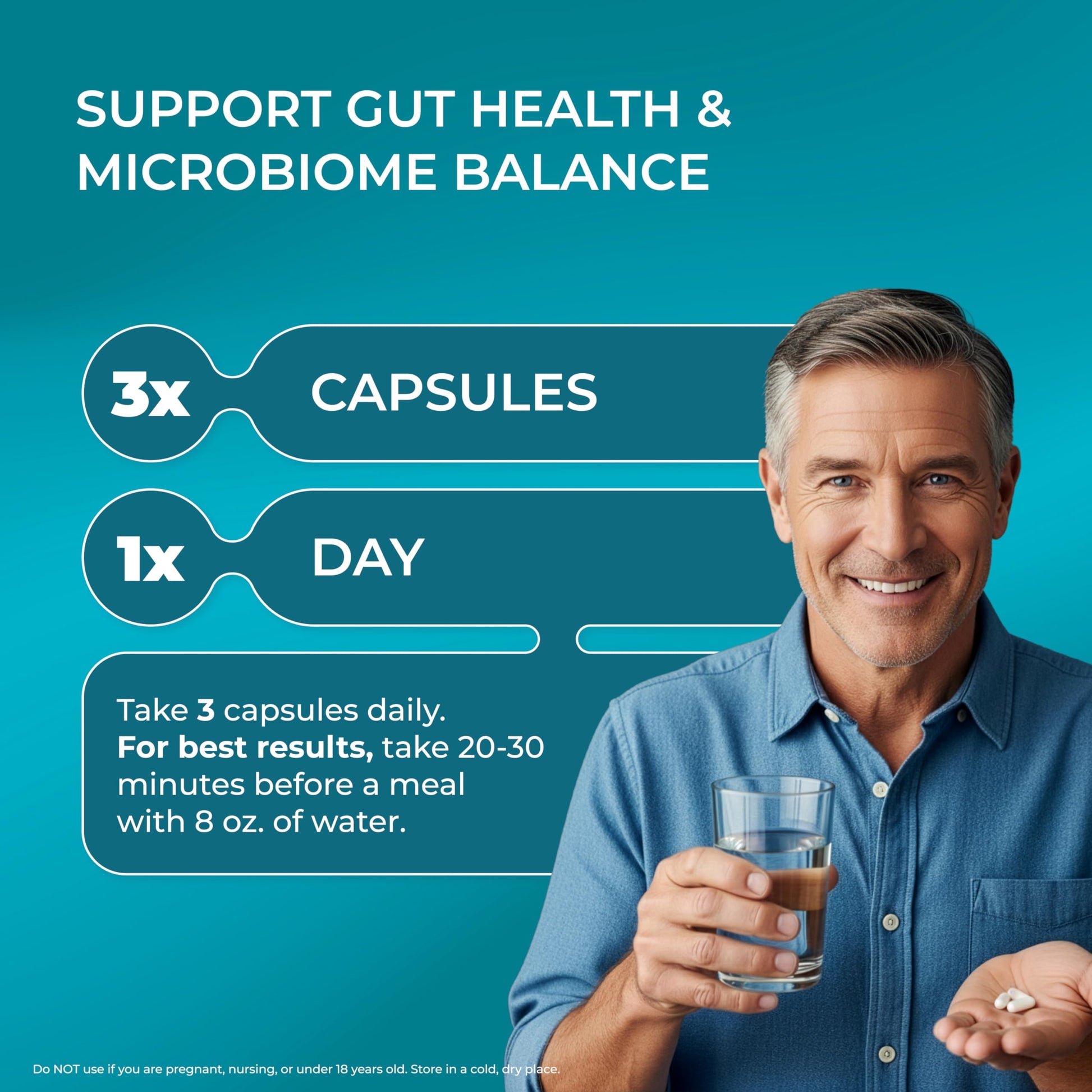 PUREHEALTH Research Improbiome - Prebiotic Fiber - Natural Support for Healthy Gut Prebiotics - Digestive Nutritional Supplements - with Jerusalem Artichoke, Apple Pectin & More - 90 Capsules PUREHEALTH RESEARCH Au supplements