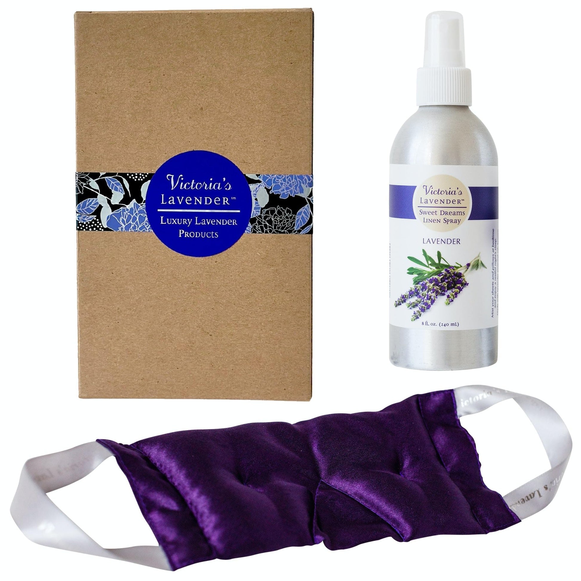 Victoria's Lavender Aromatherapy Eye Mask & Pillow Set - Soothing Lavender Eye Mask Victoria's Lavender Au supplements