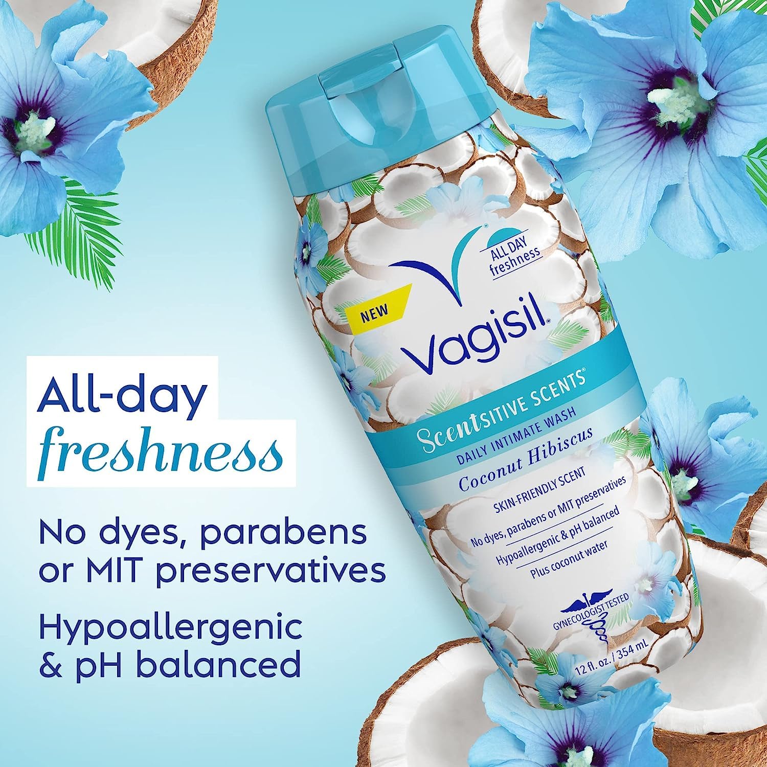 Vagisil Feminine Wash for Intimate Area Hygiene, Scentsitive Scents, pH Balanced and Gynecologist Tested Vagisil Au supplements