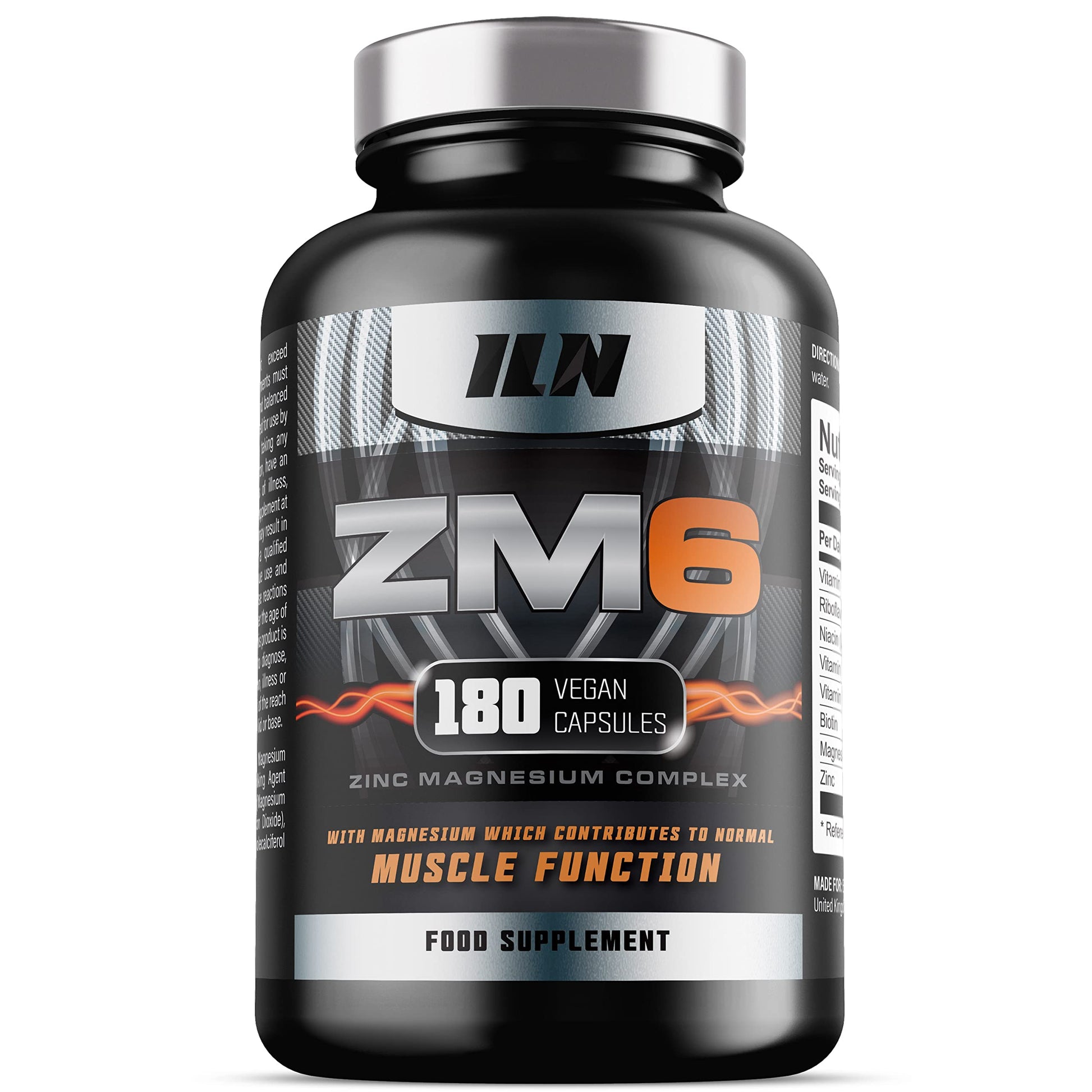 ZM6 - High Strength Zinc Magnesium Supplement - Zinc and Magnesium Tablets Iron Labs Nutrition Au supplements