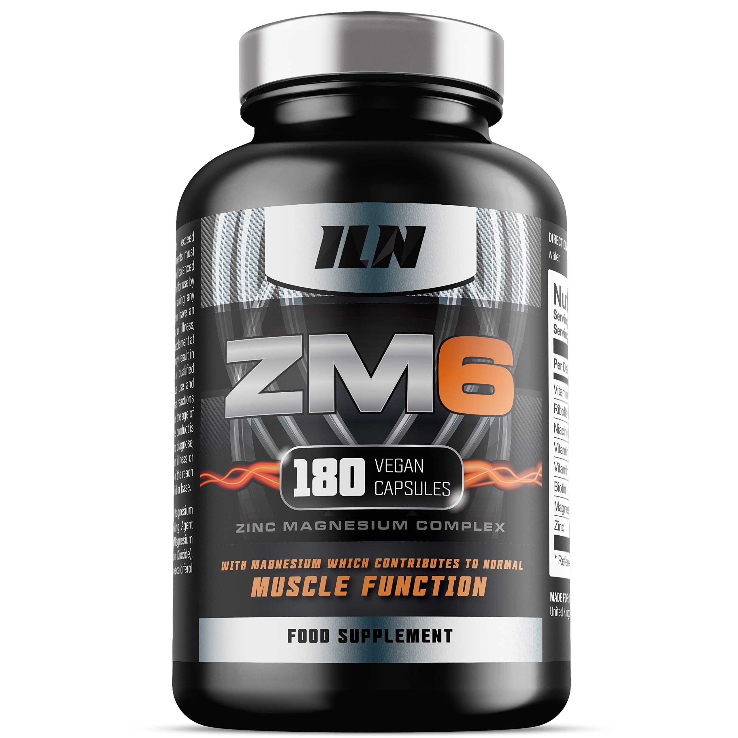 ZM6 - High Strength Zinc Magnesium Supplement - Zinc and Magnesium Tablets Iron Labs Nutrition Au supplements