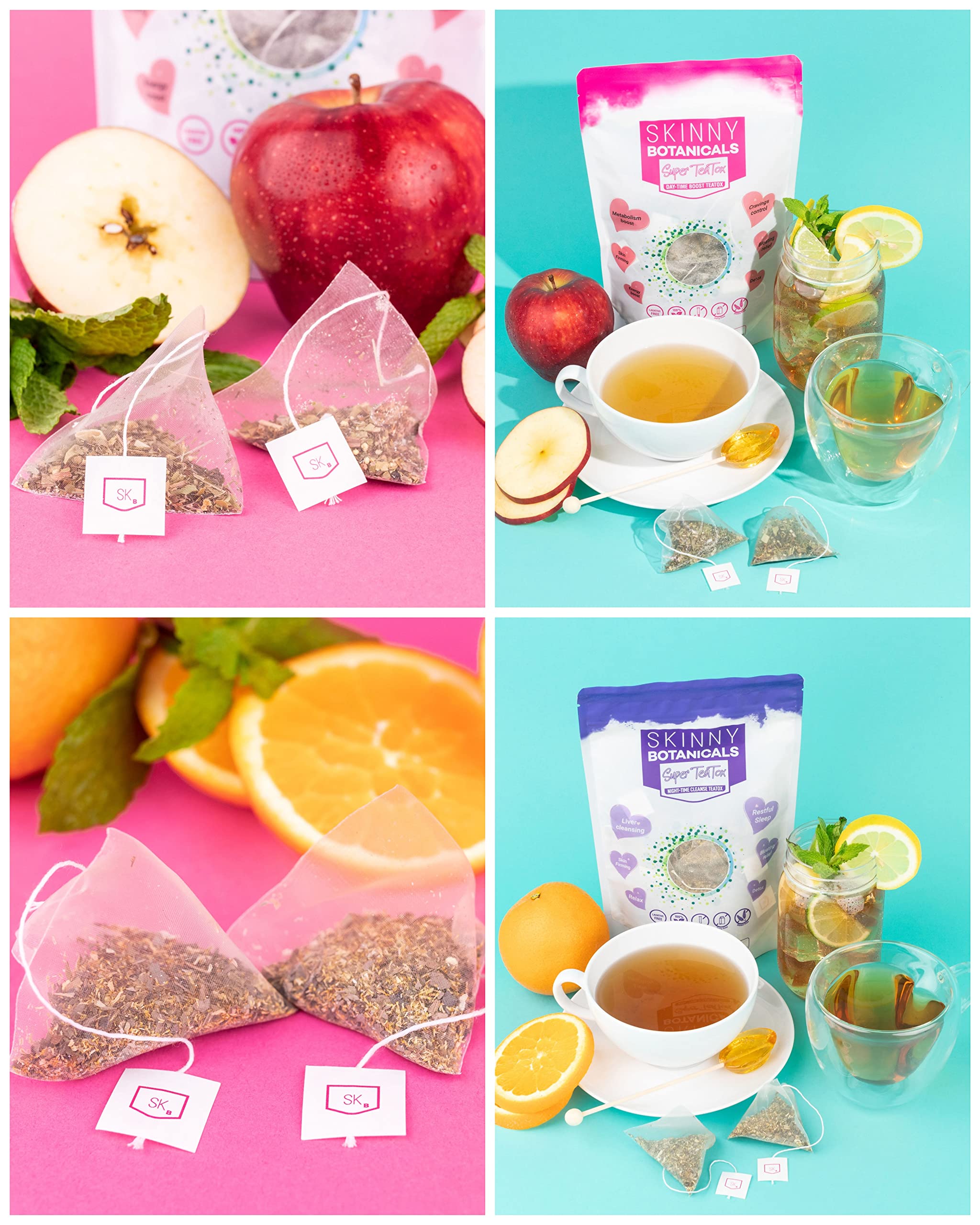 Skinny Botanicals Evening Detox Tea for Body Cleanse All Natural - Laxative-Free Skinny Botanicals Au supplements