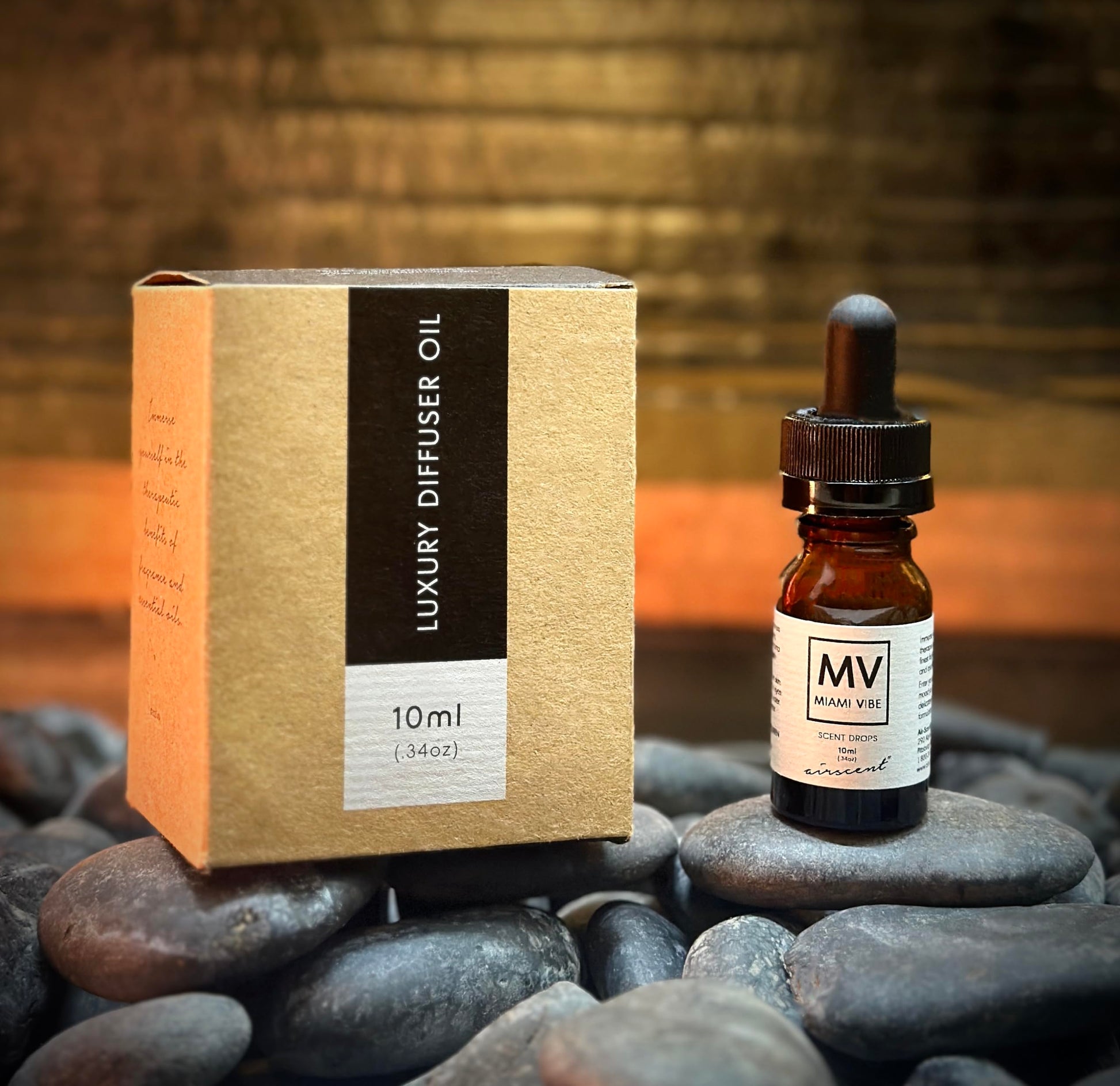 Miami Vibe Diffuser Oil - Air-Scent Fragrance for Aroma Oil Diffusers - 10 Milliliter (.34 fl oz) Bottle Air-Scent Au supplements